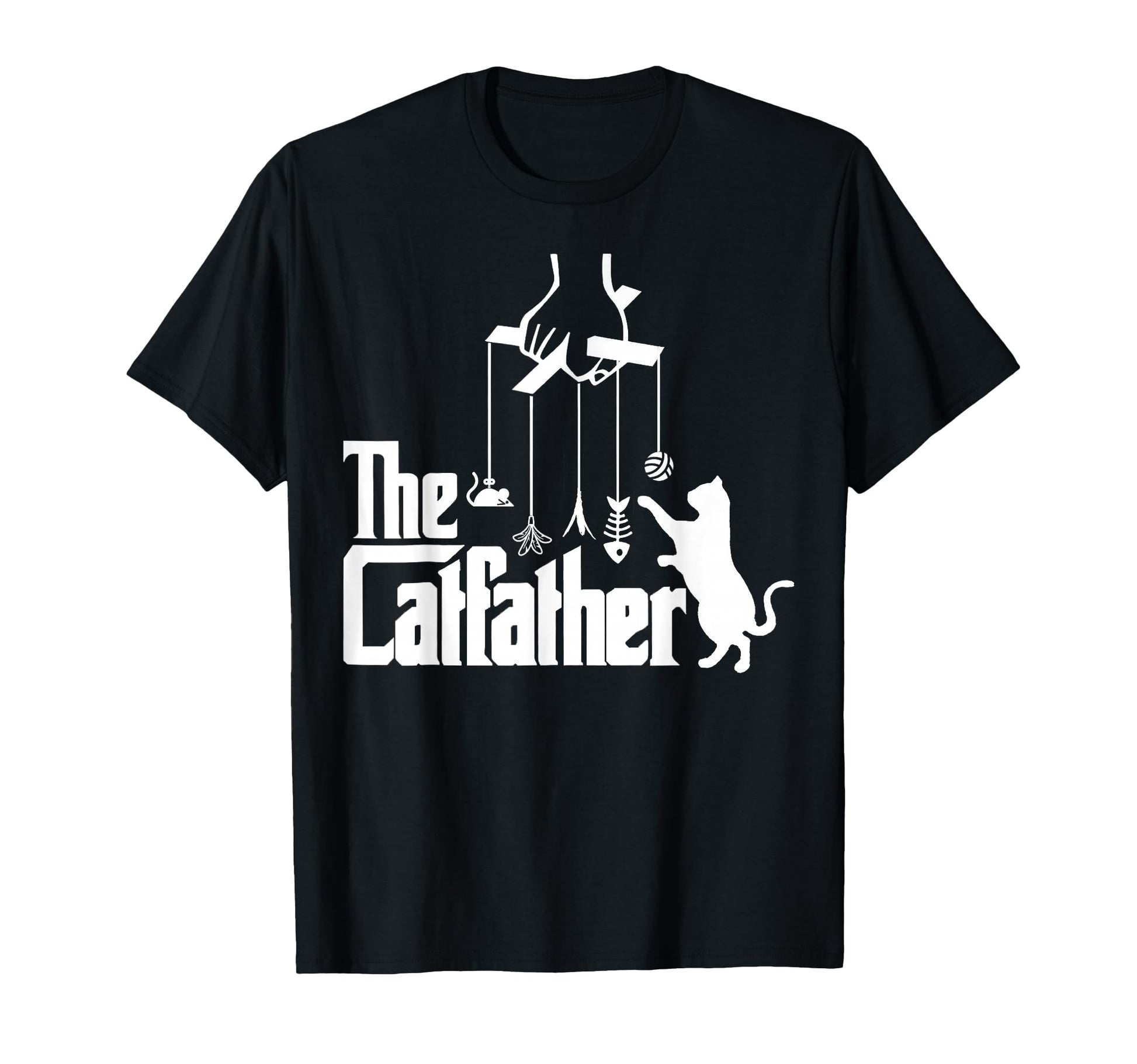 Funny Cat Dad Life Catfather Fathers T-Shirt - Aesthetic Graphic Men Women - T-Shirt, Sweatshirt, Hoodie