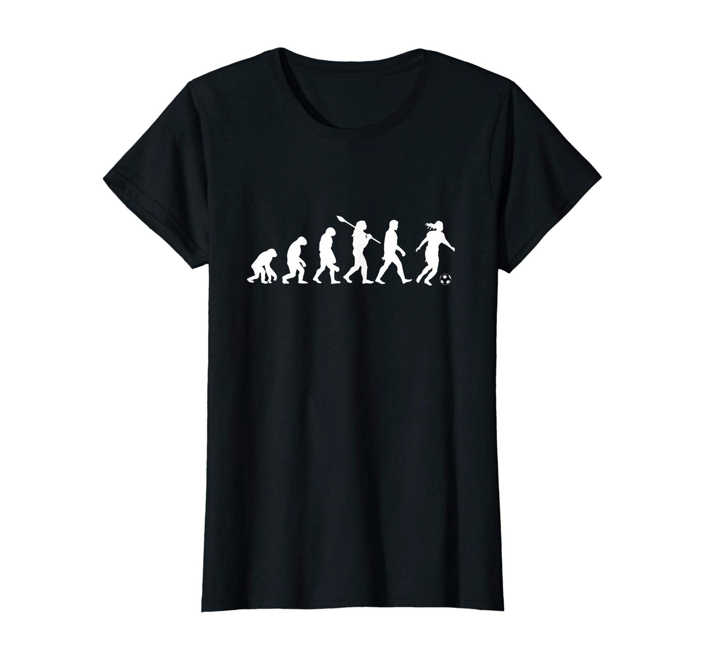 Womens Womens Soccer Evolution Play T-Shirt - Minimalist Print for Adults - T-Shirt, Sweatshirt, Hoodie
