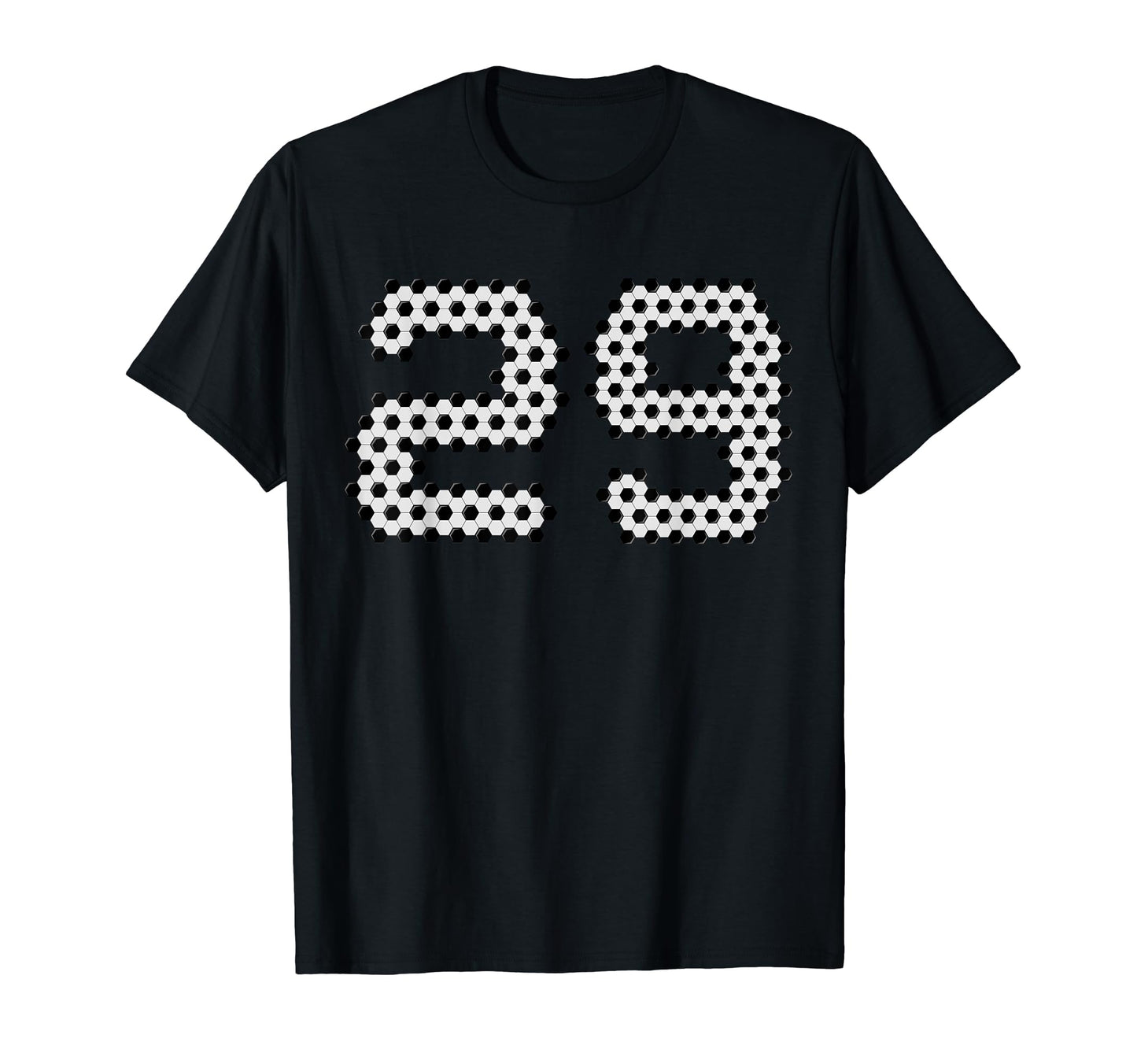 Fun 29Th Birthday Soccer Themed 29 T-Shirt - Custom Art Print Men Women - T-Shirt, Sweatshirt, Hoodie