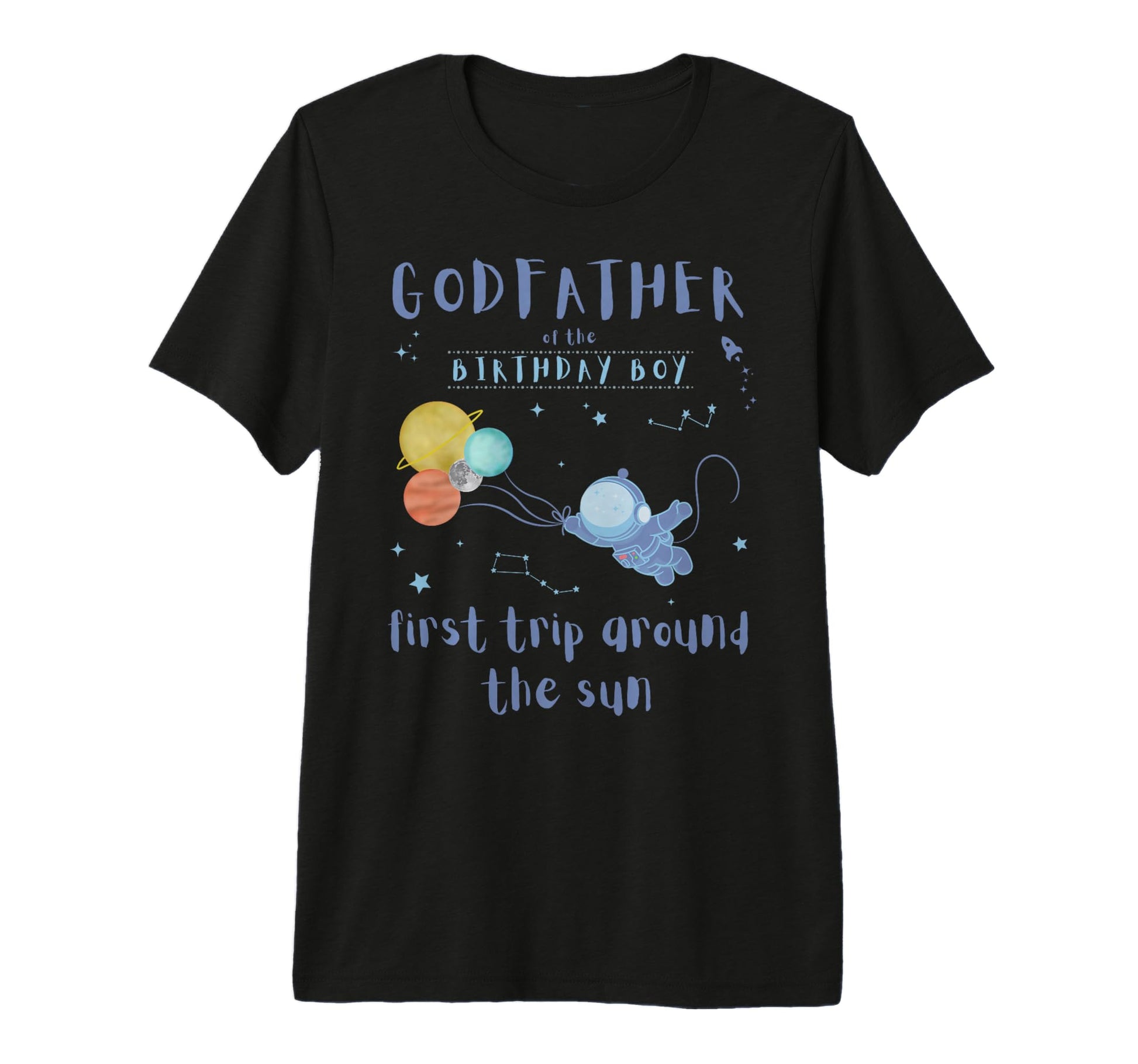 Mens Godfather 1St Birthday First T-Shirt - Fun Novelty Design Men Women - T-Shirt, Sweatshirt, Hoodie