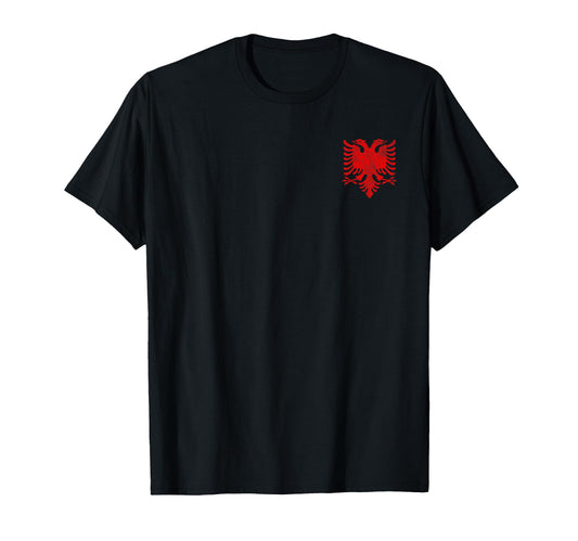 Albania National Flag Albanian Eagle T-Shirt - Streetwear Style Men Women - T-Shirt, Sweatshirt, Hoodie