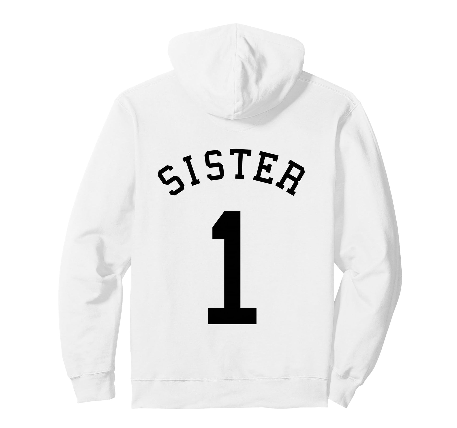 Sister Team Uniform 1 Baseball Hoodie - Casual Everyday Wear for Adults - T-Shirt, Sweatshirt, Hoodie