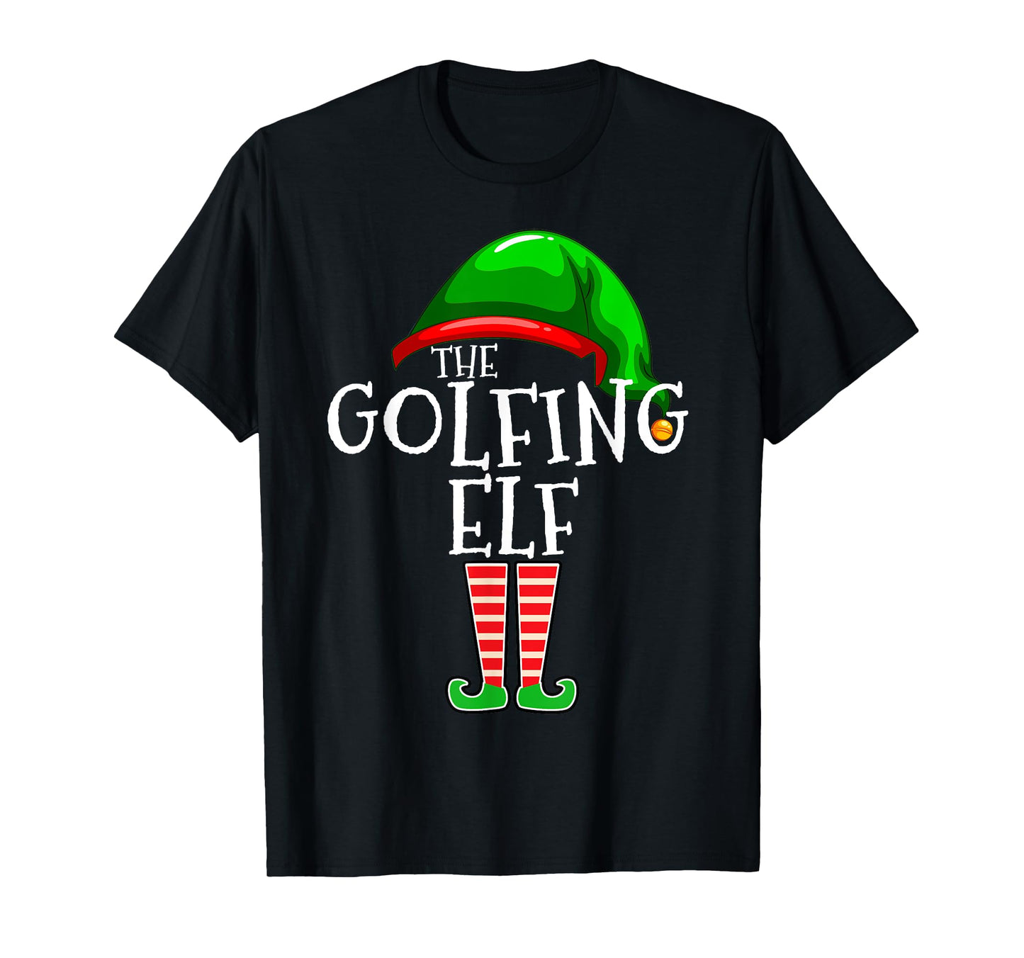 Golfing Elf Family Matching Group Golf T-Shirt - Trendy Graphic for Adults - T-Shirt, Sweatshirt, Hoodie
