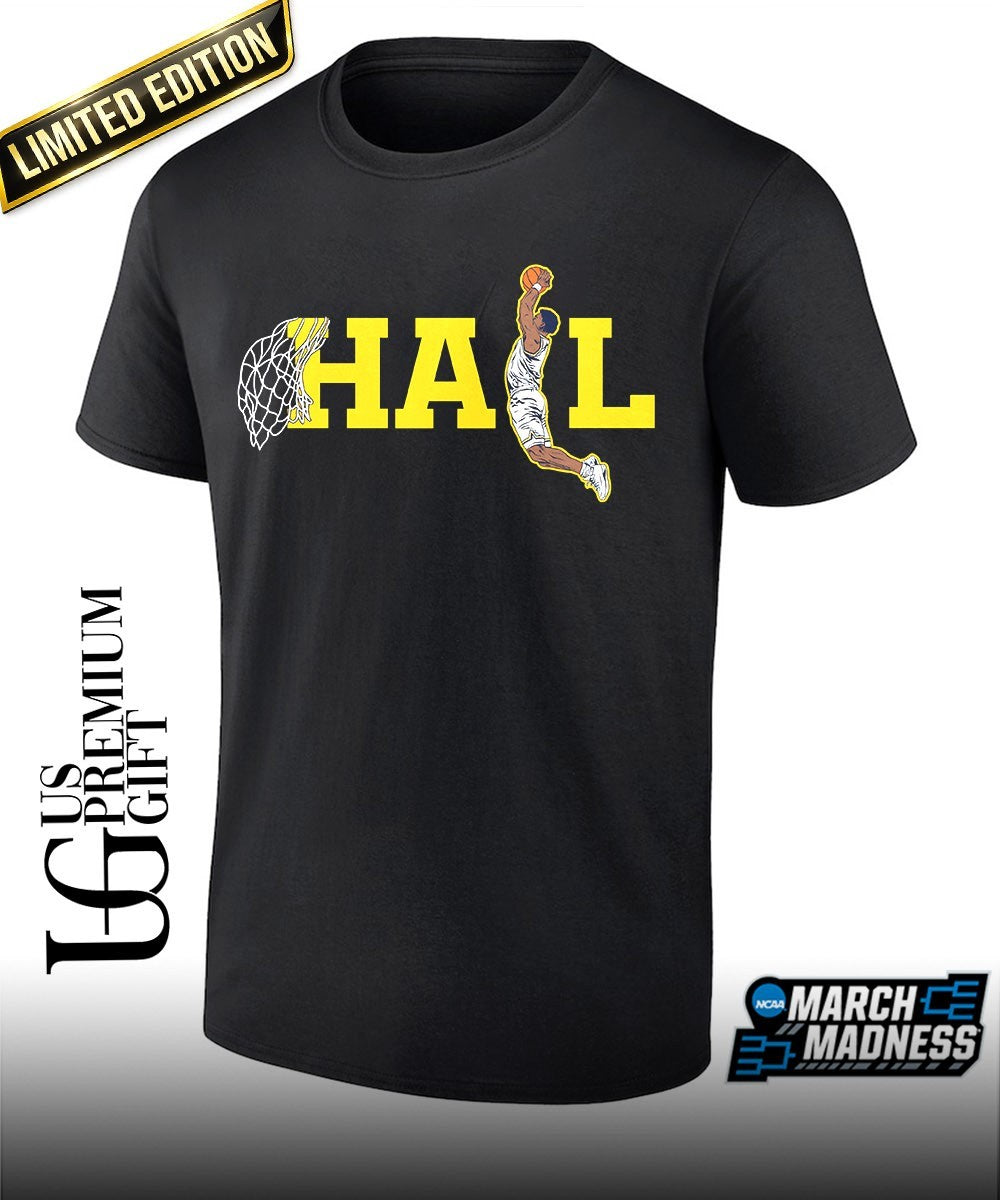 Hail dunk Michigan Wolverines Mens Basketball National Champions shirt Unisex T-shirt, Sweatshirt, Hoodie, Long Sleeve Tee - T-Shirt, Sweatshirt, Hoodie