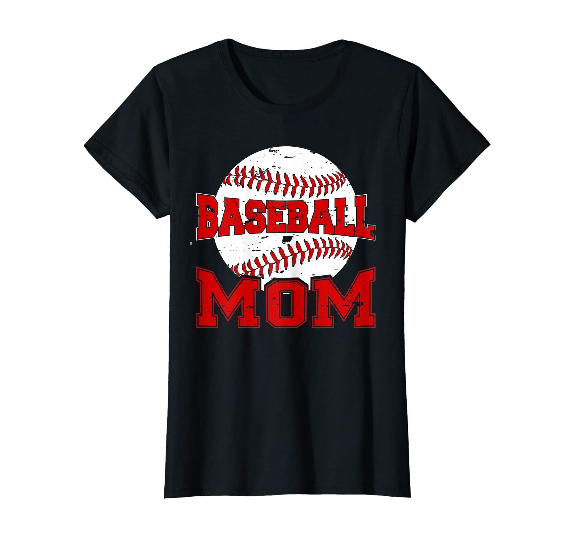 Womens Ball Mom Funny Baseball Mothers T-Shirt - Fun Novelty Design Unisex - T-Shirt, Sweatshirt, Hoodie
