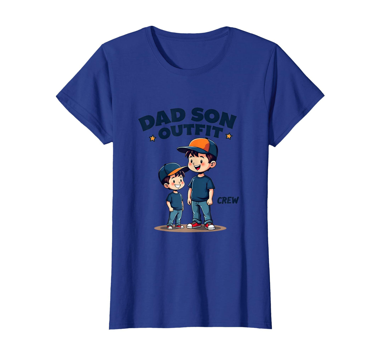 Dad Son Outfit Crew Matching T-Shirt - Aesthetic Graphic Men Women - T-Shirt, Sweatshirt, Hoodie