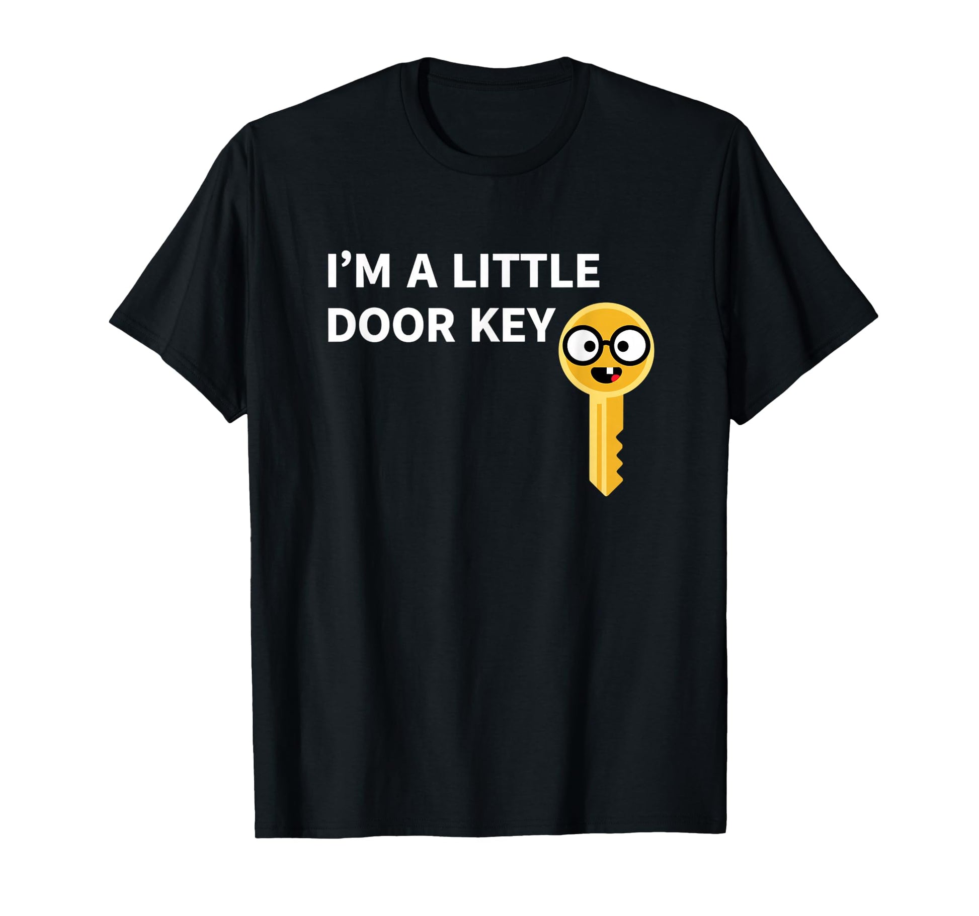 Dad Funny Pun Im Little Door Key Dad T-Shirt - Unique Graphic for Adults - T-Shirt, Sweatshirt, Hoodie