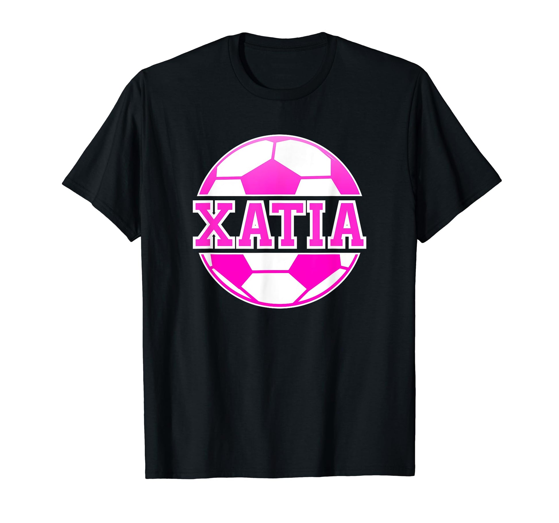 Xatia Name Soccer Play Football Sports T-Shirt - Graphic Print Men Women - T-Shirt, Sweatshirt, Hoodie