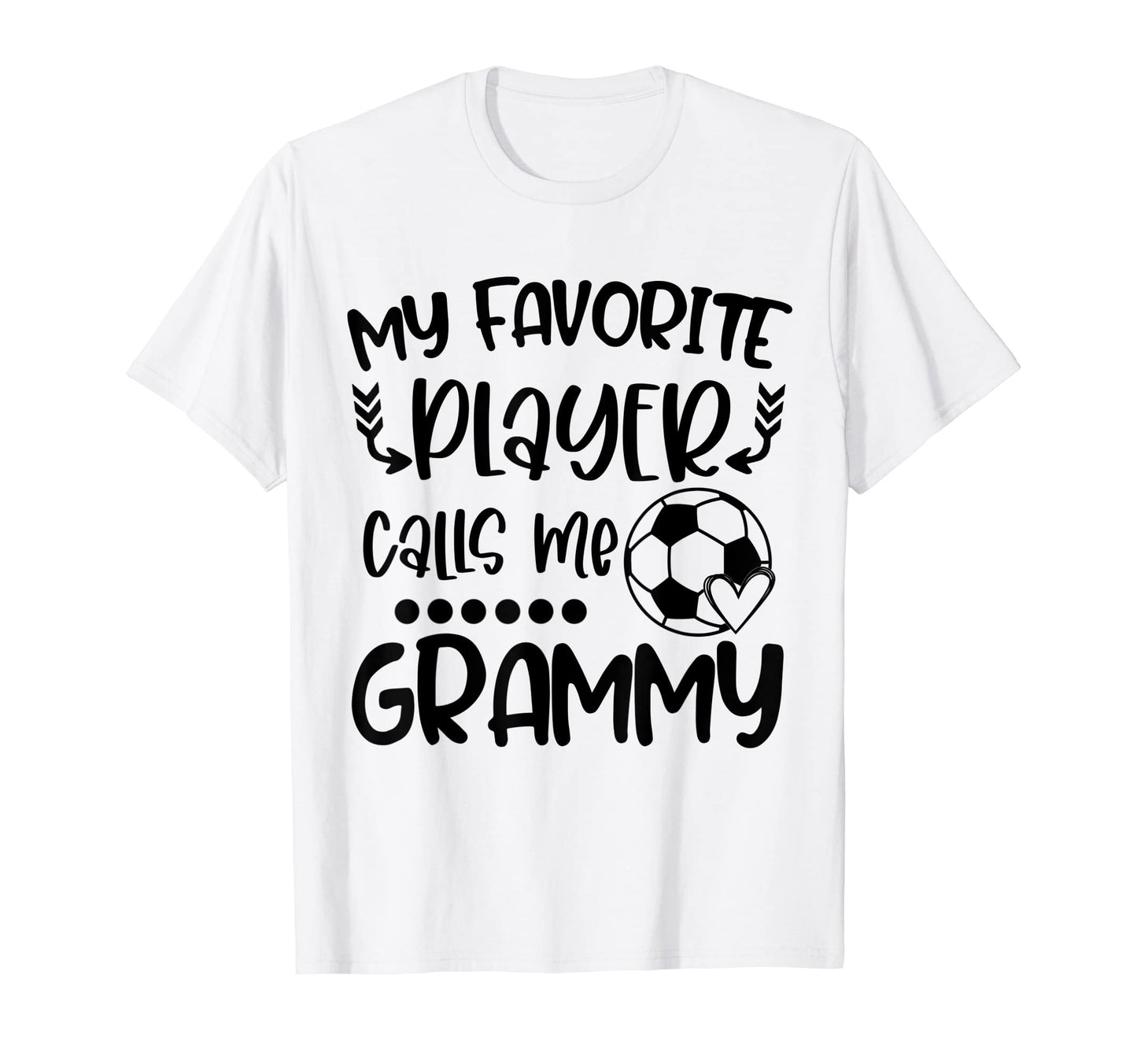 My Favorite Player Calls Me Grammy T-Shirt - Trendy Graphic for Adults - T-Shirt, Sweatshirt, Hoodie