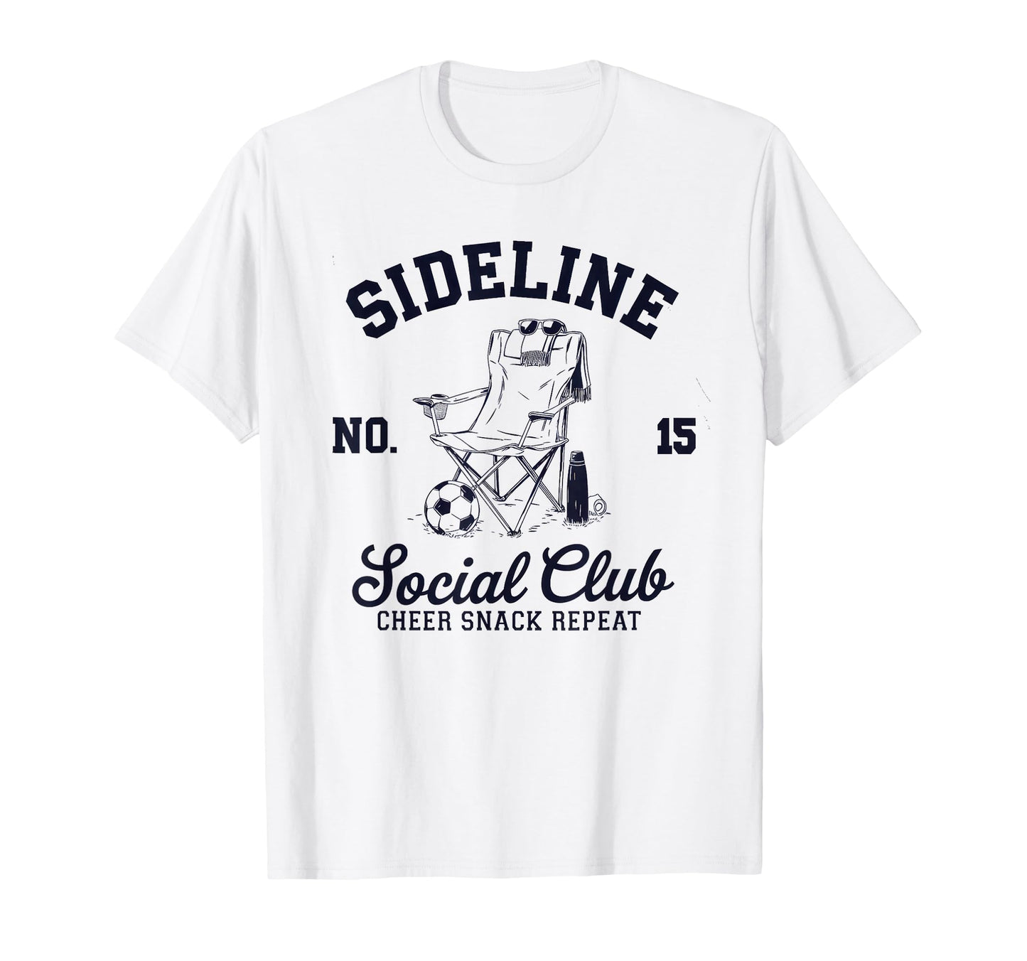 Sideline Social Club Soccer Mom T-Shirt - Fun Novelty Design for Adults - T-Shirt, Sweatshirt, Hoodie