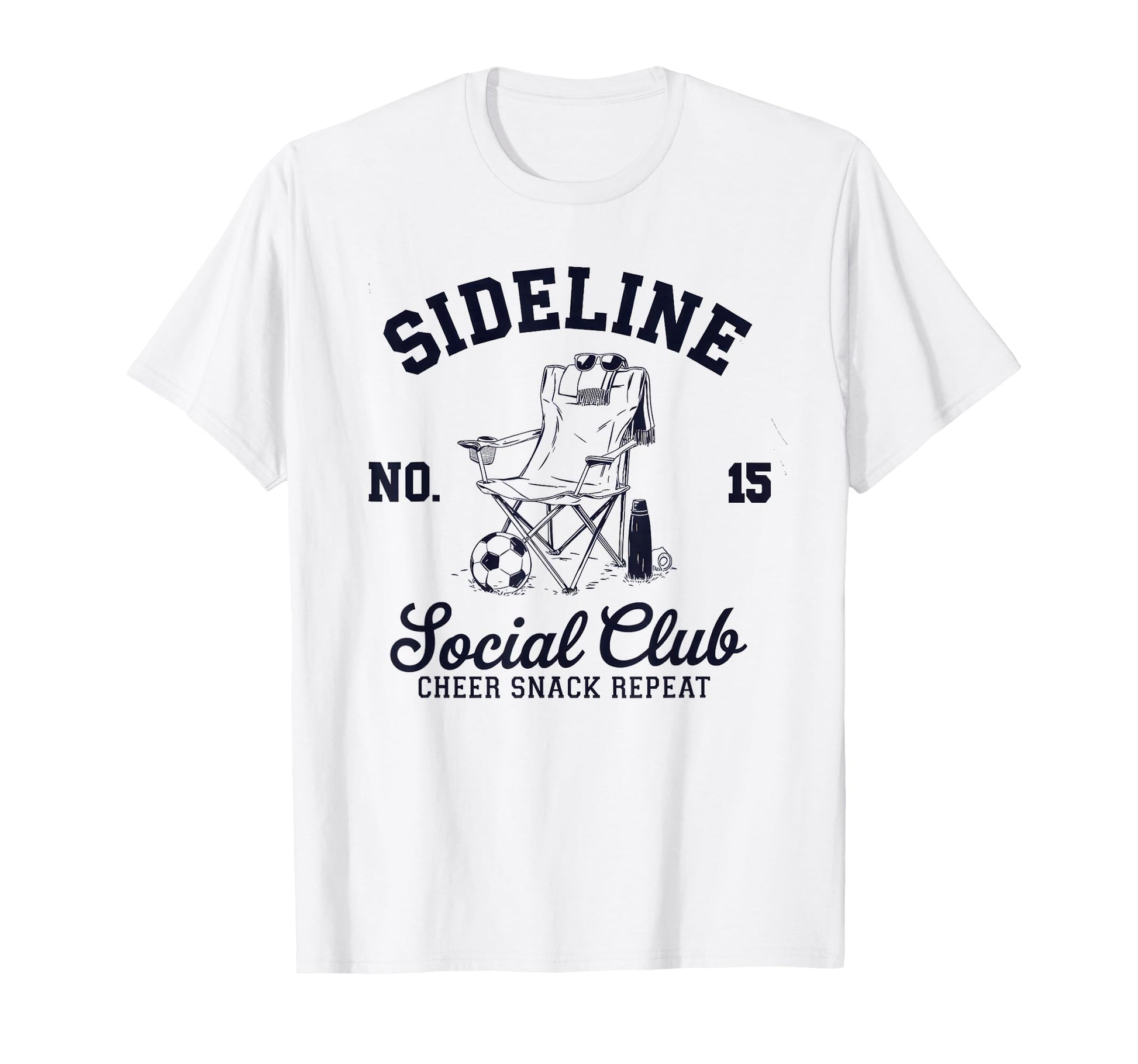 Sideline Social Club Soccer Mom T-Shirt - Fun Novelty Design for Adults - T-Shirt, Sweatshirt, Hoodie