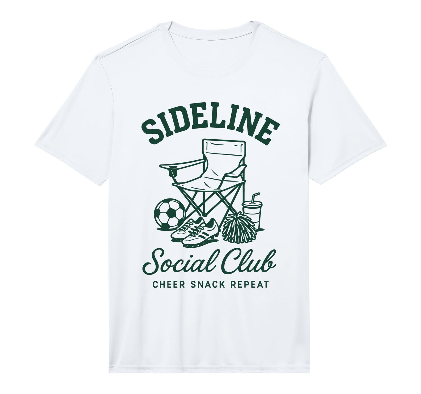 Sideline Social Club Soccer Mom T-Shirt - Streetwear Style Unisex - T-Shirt, Sweatshirt, Hoodie