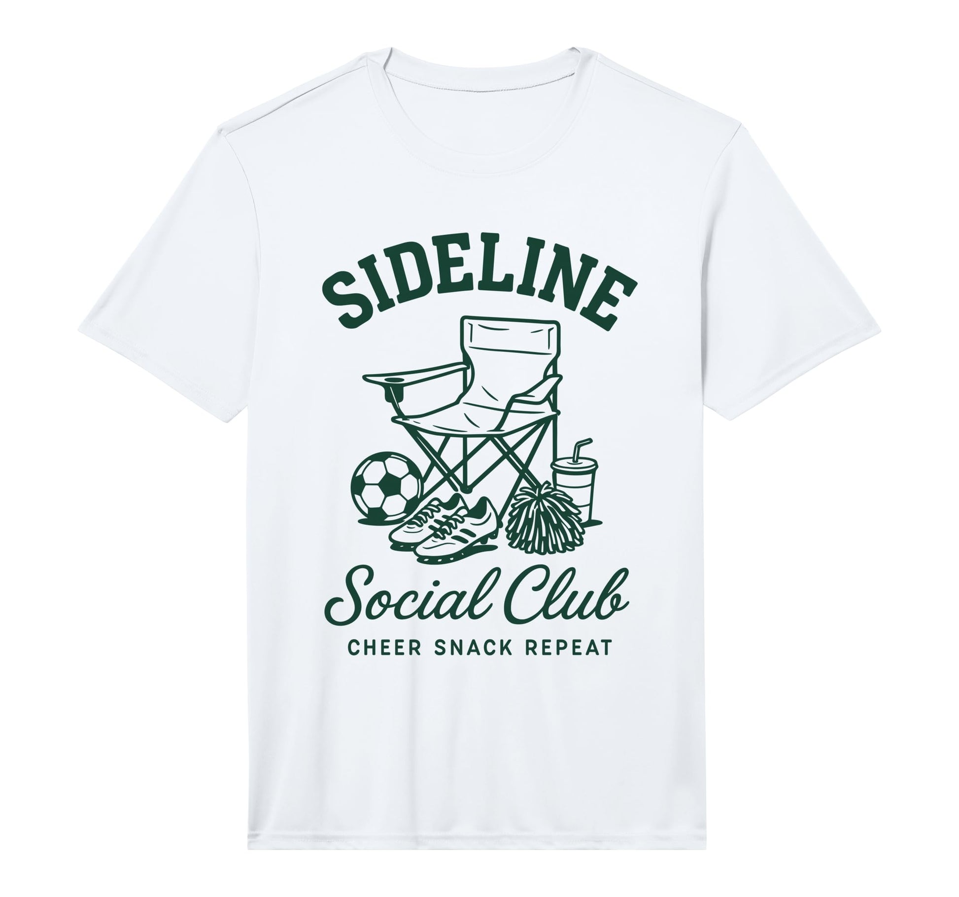 Sideline Social Club Soccer Mom T-Shirt - Streetwear Style Unisex - T-Shirt, Sweatshirt, Hoodie