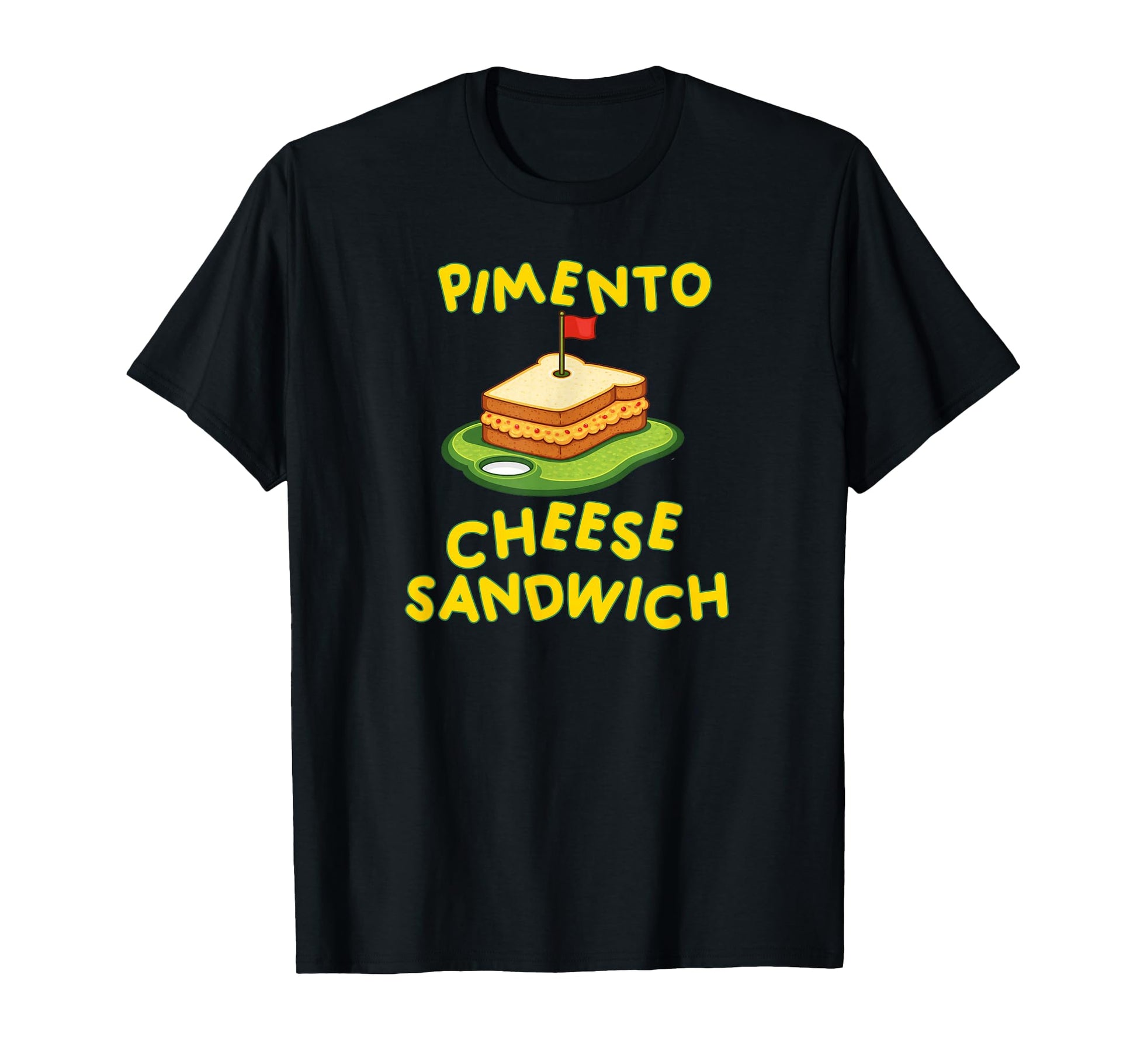 Pimento Cheese Sandwich Golf Dad T-Shirt - Fun Novelty Design Unisex - T-Shirt, Sweatshirt, Hoodie