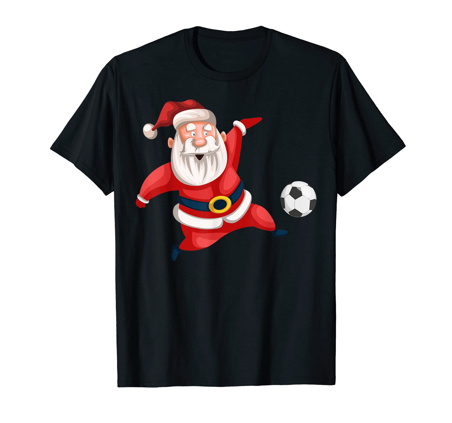 Santa Playing Soccer Soccer Santa T-Shirt - Unique Graphic Men Women - T-Shirt, Sweatshirt, Hoodie