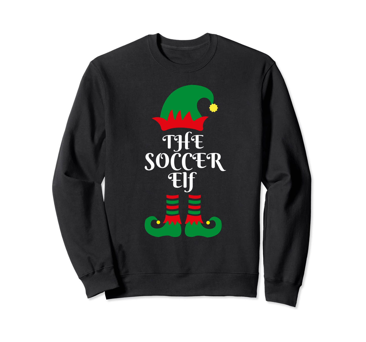 Soccer Elf Santa Claus Helpers Sweatshirt - Streetwear Style for Adults - T-Shirt, Sweatshirt, Hoodie