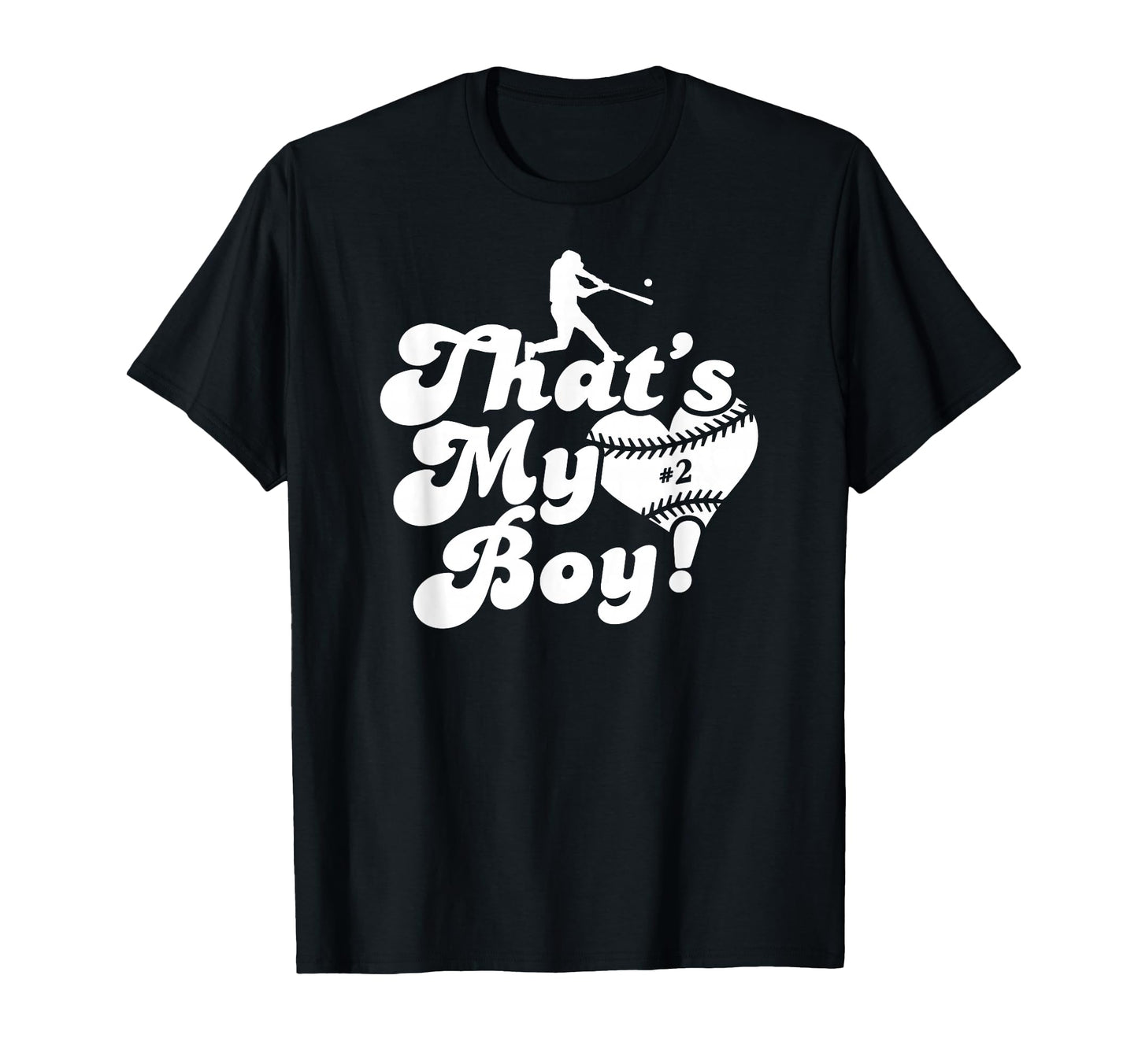 Thats My 2 Baseball Mom Baseball Dad T-Shirt - Graphic Print Men Women - T-Shirt, Sweatshirt, Hoodie