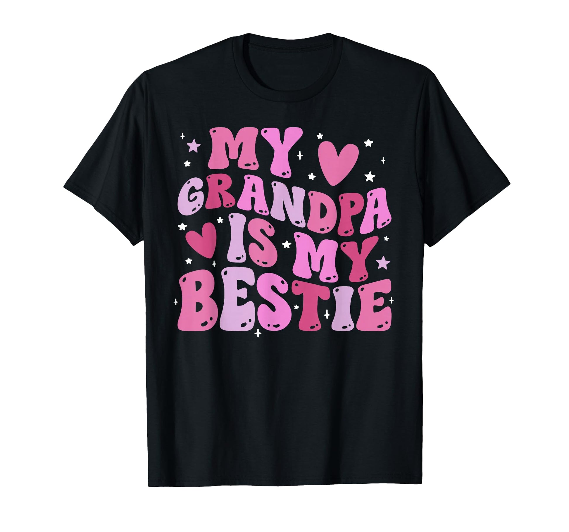 My Grandpa Is My Bestie From Grandpa T-Shirt - Custom Art Print for Adults - T-Shirt, Sweatshirt, Hoodie