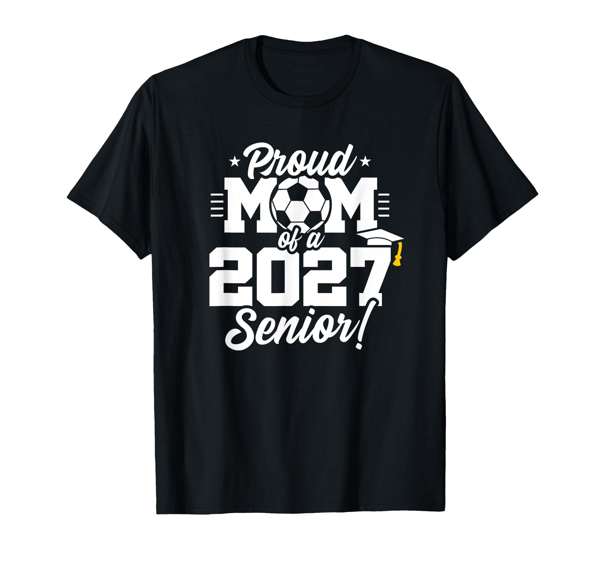 Senior Class 2027 School Soccer Proud T-Shirt - Minimalist Print Men Women - T-Shirt, Sweatshirt, Hoodie