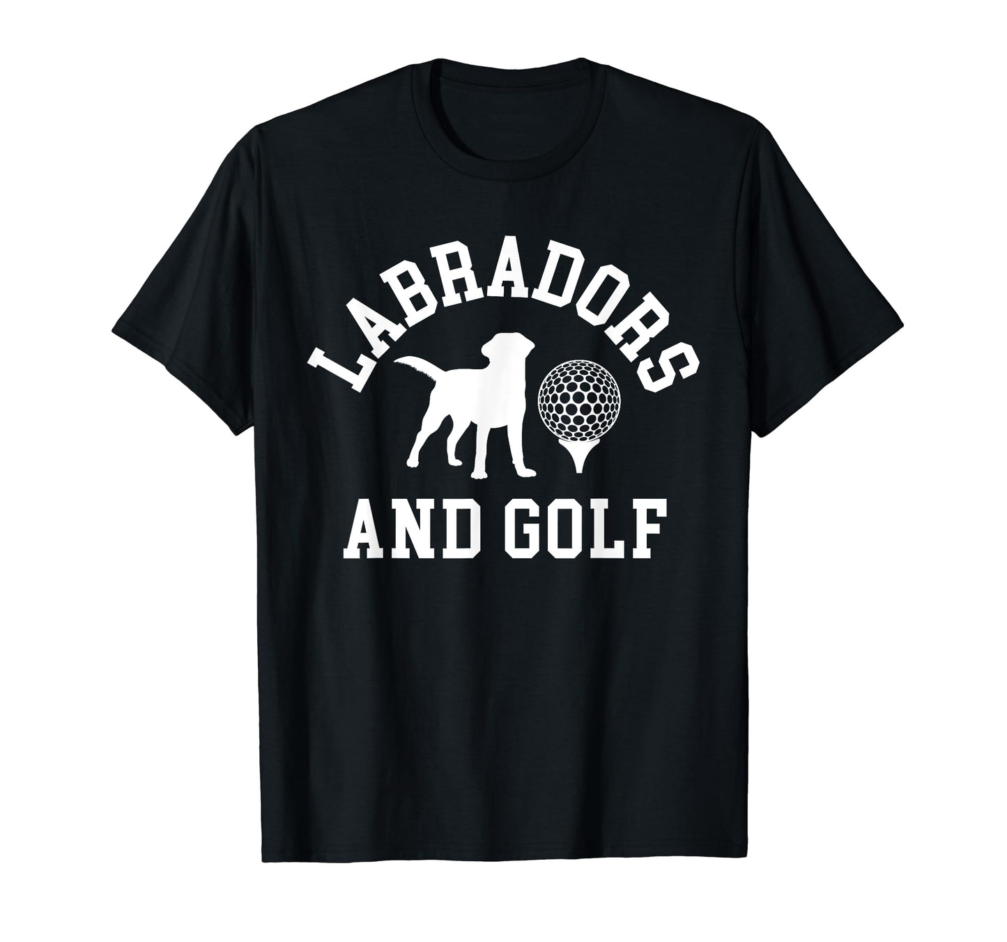 Black Yellow Chocolate Labs And Golf T-Shirt - Novelty Apparel for Adults - T-Shirt, Sweatshirt, Hoodie