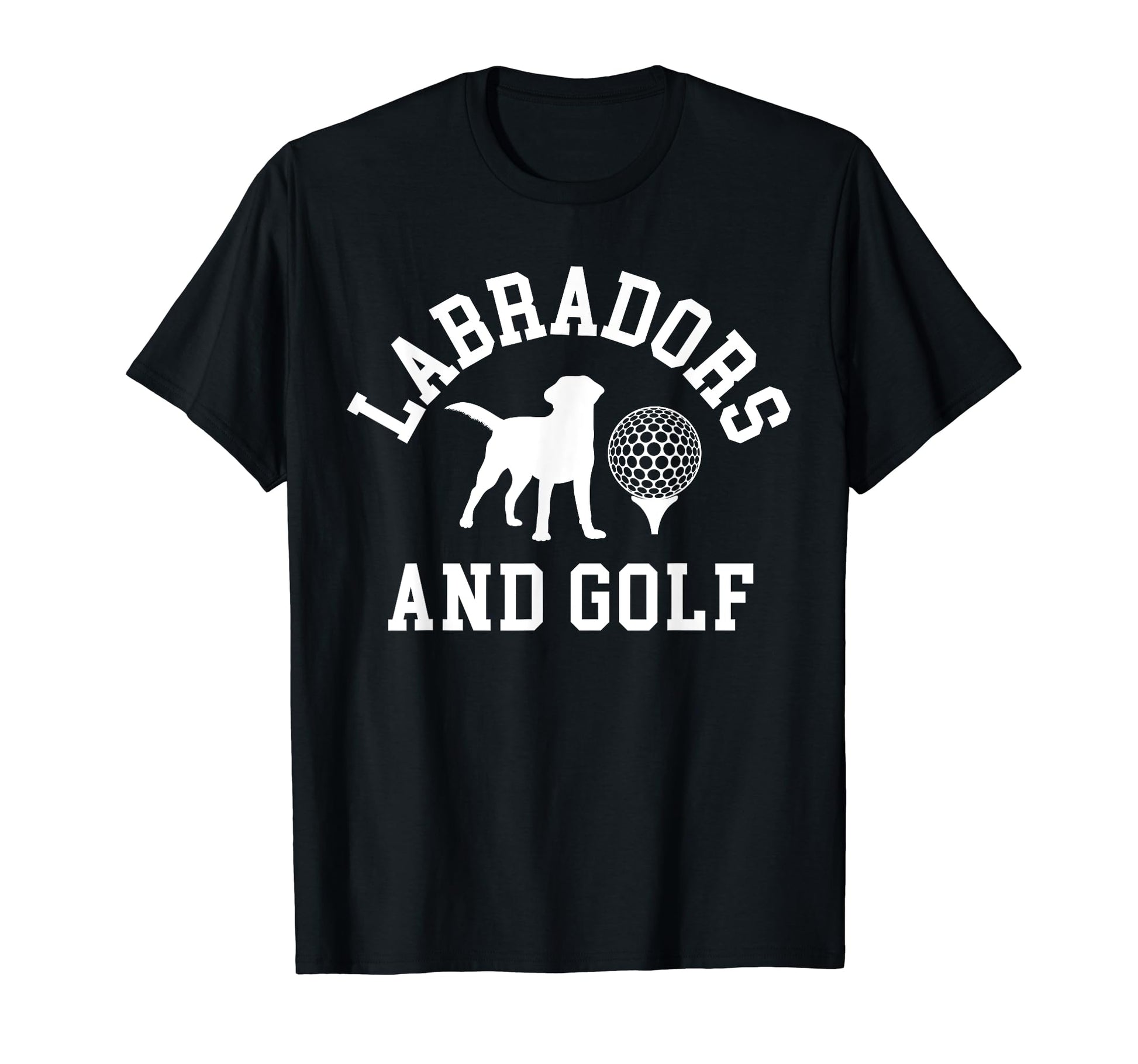 Black Yellow Chocolate Labs And Golf T-Shirt - Novelty Apparel for Adults - T-Shirt, Sweatshirt, Hoodie