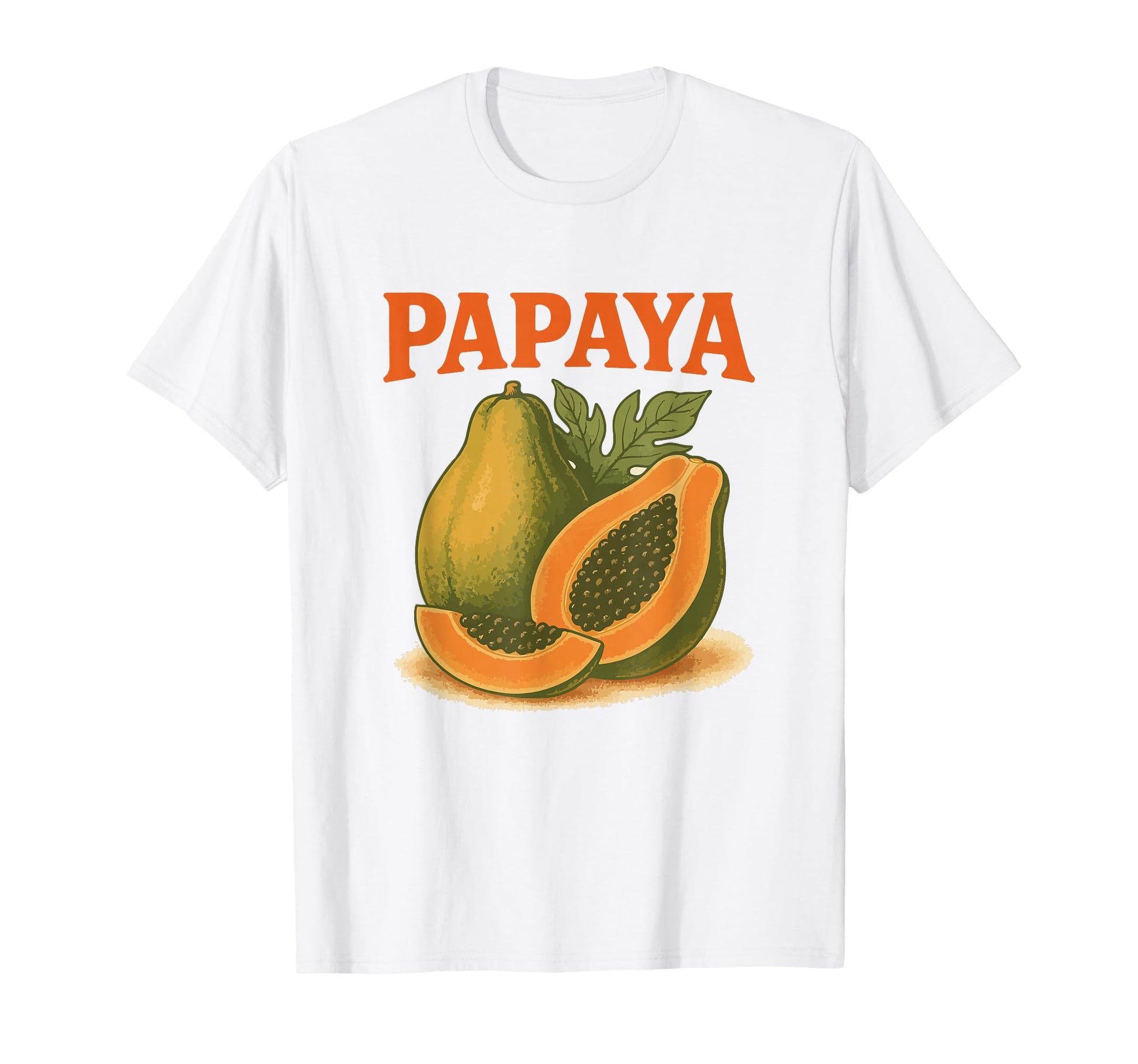 Papaya Halloween Tropical Fruit Costume T-Shirt - Fun Novelty Design Unisex - T-Shirt, Sweatshirt, Hoodie