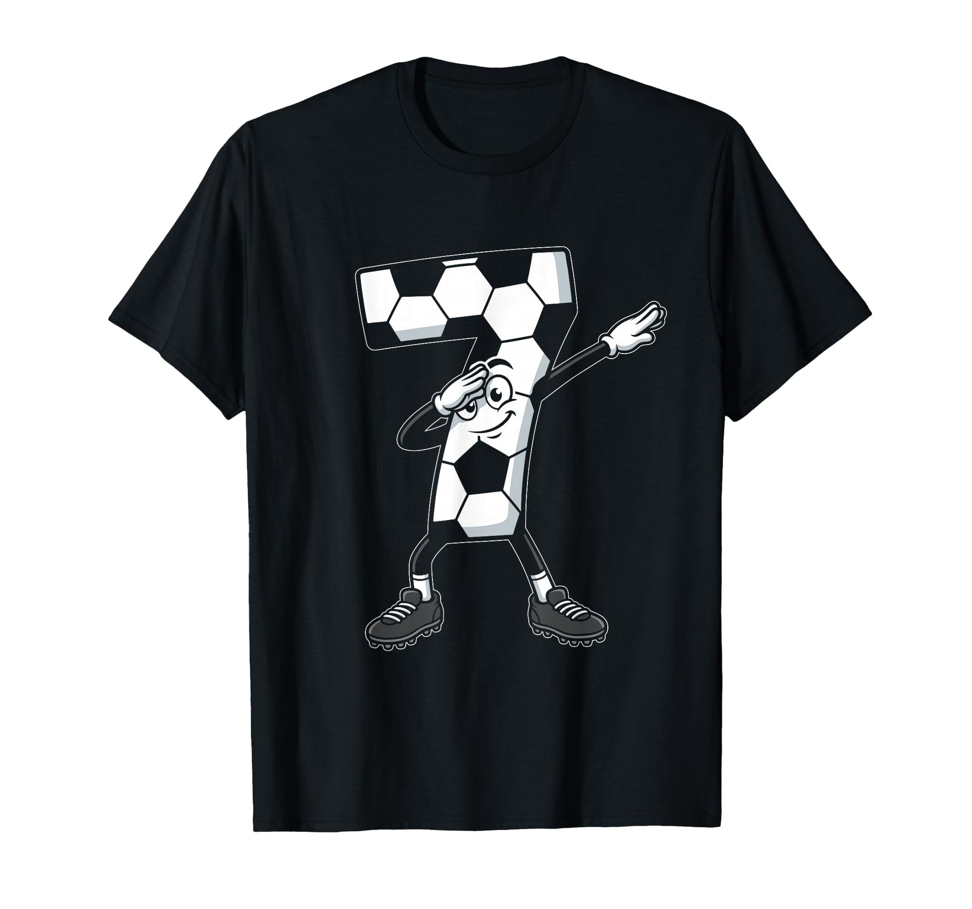 7Th Birthday 7 Year Old Soccer Birthday T-Shirt - Graphic Print Unisex - T-Shirt, Sweatshirt, Hoodie