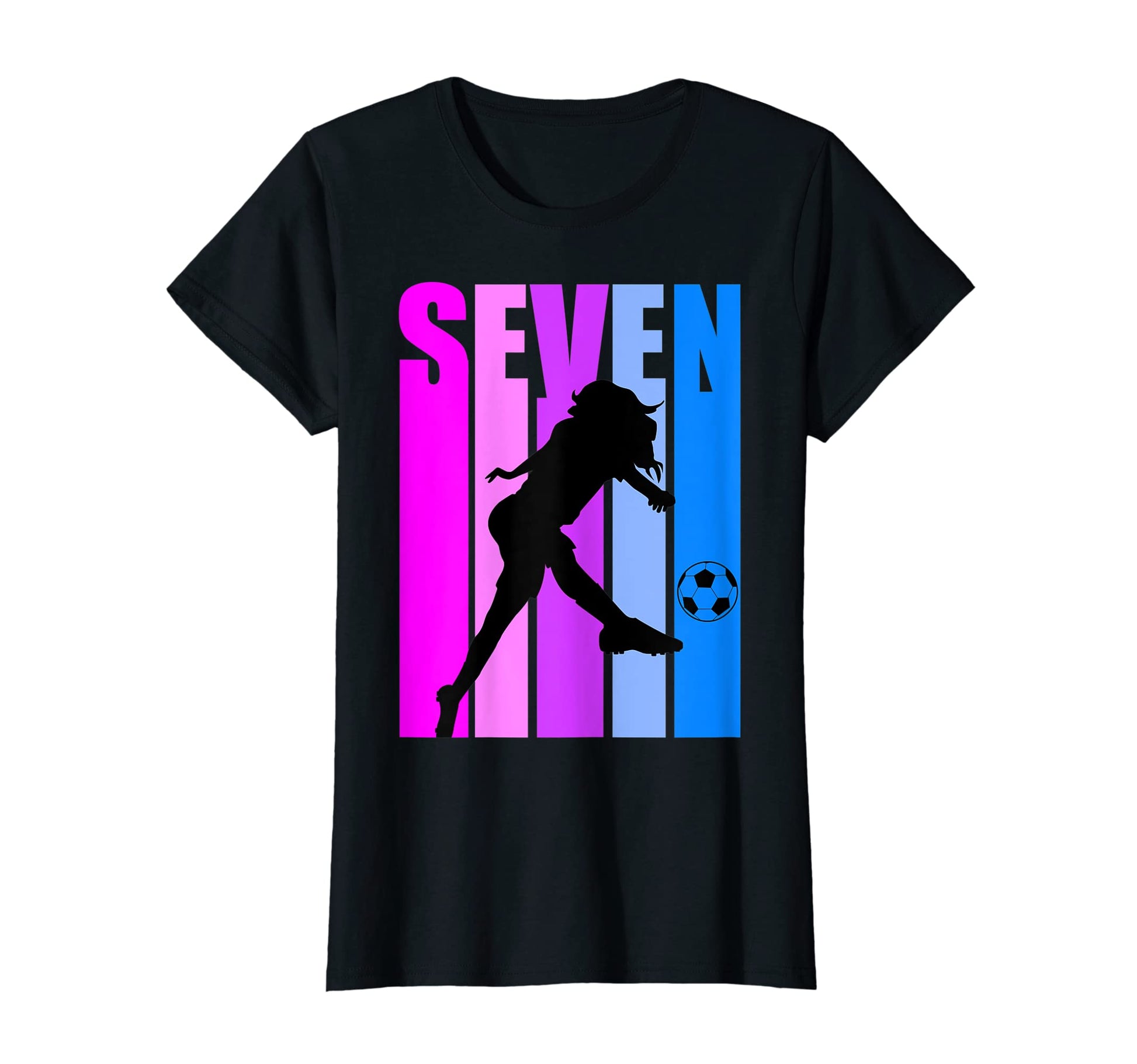 7Th Soccer Birthday Goals Score Plays T-Shirt - Unique Graphic Men Women - T-Shirt, Sweatshirt, Hoodie