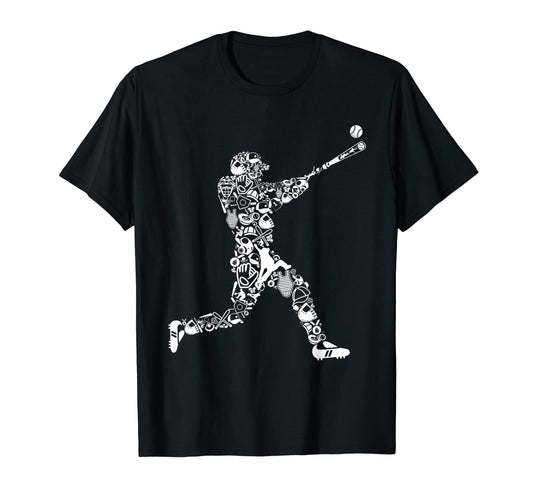 Batter Baseball Funny Dad Papa Son T-Shirt - Custom Art Print Unisex - T-Shirt, Sweatshirt, Hoodie