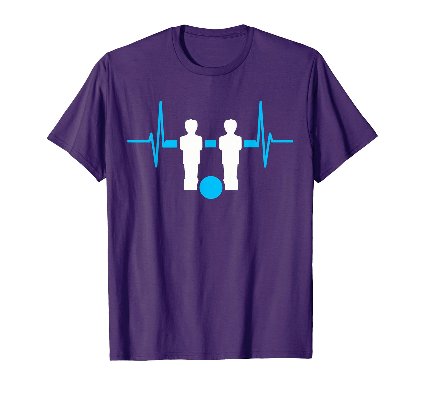 Foosball Table Soccer Heartbeat T-Shirt - Casual Everyday Wear for Adults - T-Shirt, Sweatshirt, Hoodie