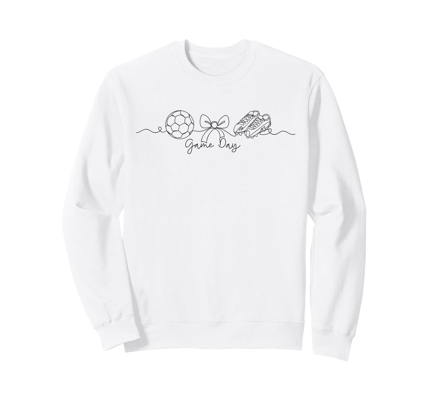 Soccer Mom Game Day Soccer Fan Sweatshirt - Fun Novelty Design for Adults - T-Shirt, Sweatshirt, Hoodie