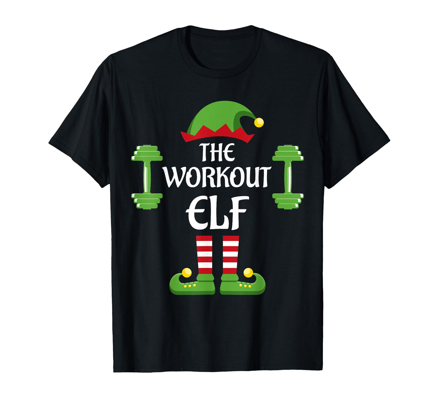 Workout Elf Family Matching Group T-Shirt - Custom Art Print for Adults - T-Shirt, Sweatshirt, Hoodie