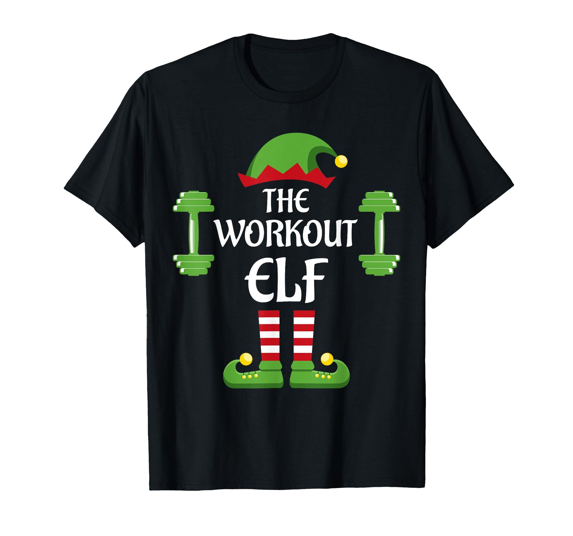 Workout Elf Family Matching Group T-Shirt - Custom Art Print for Adults - T-Shirt, Sweatshirt, Hoodie