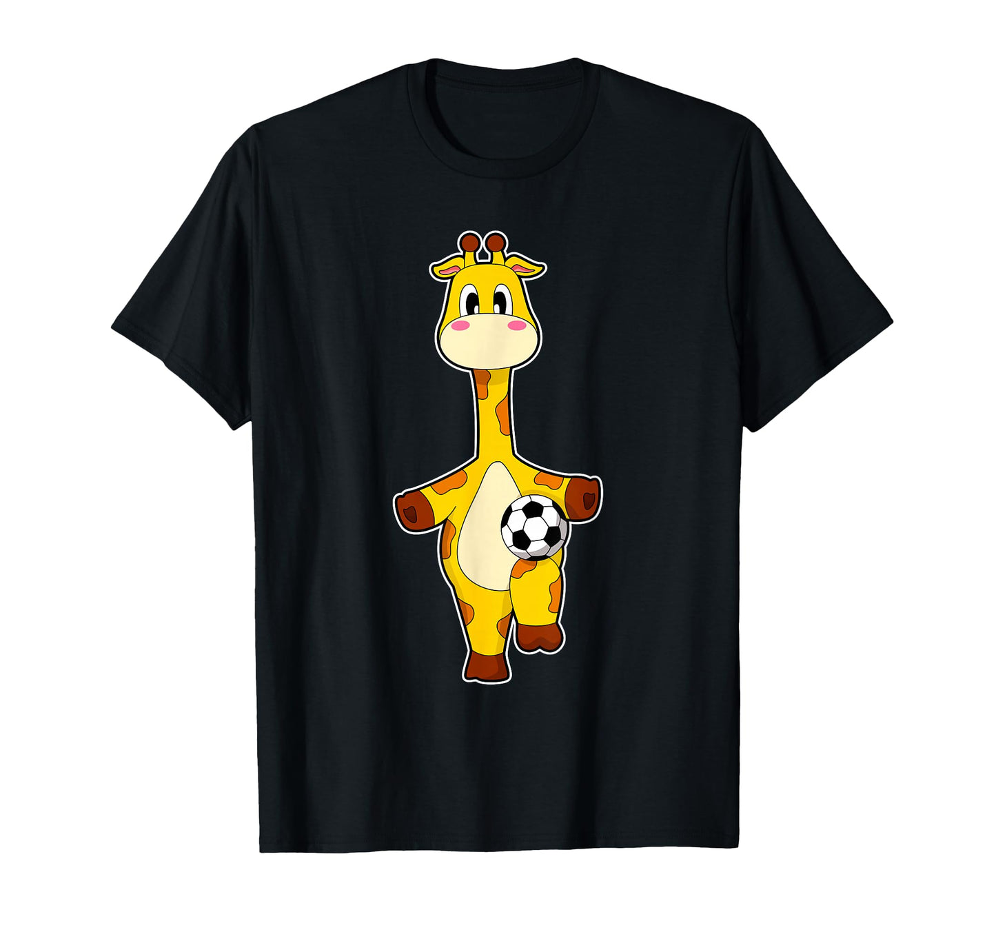 Giraffe Soccer Player Soccer Sports T-Shirt - Trendy Graphic for Adults - T-Shirt, Sweatshirt, Hoodie