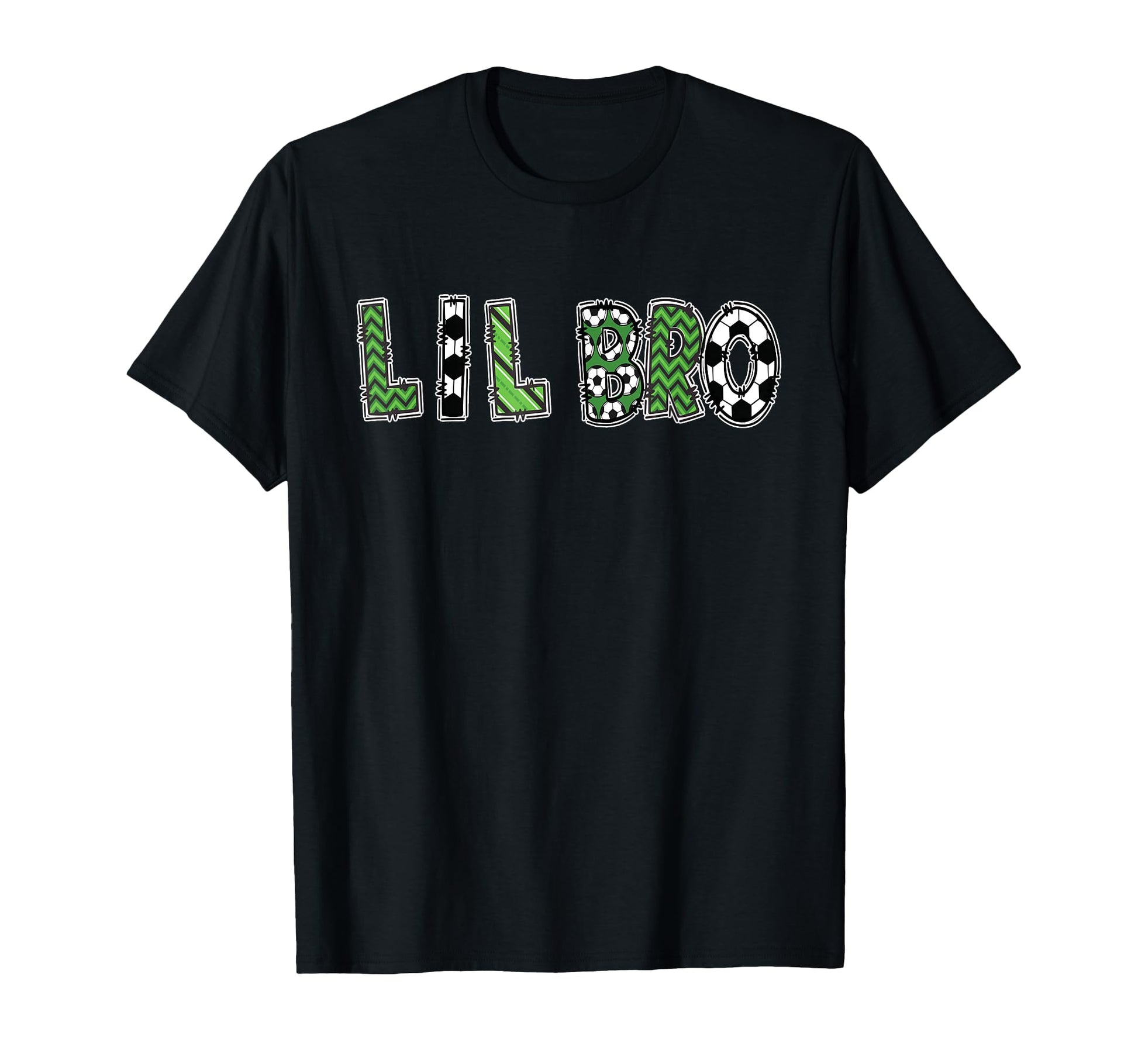 Soccer Brother Lil Bro Birthday Party T-Shirt - Fun Novelty Design Unisex - T-Shirt, Sweatshirt, Hoodie