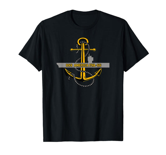 Aircraft Carrier Uss America Cva 66 T-Shirt - Graphic Print Men Women - T-Shirt, Sweatshirt, Hoodie