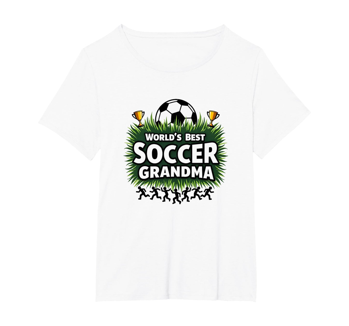 Worlds Best Soccer Grandma Champion T-Shirt - Custom Art Print Men Women - T-Shirt, Sweatshirt, Hoodie