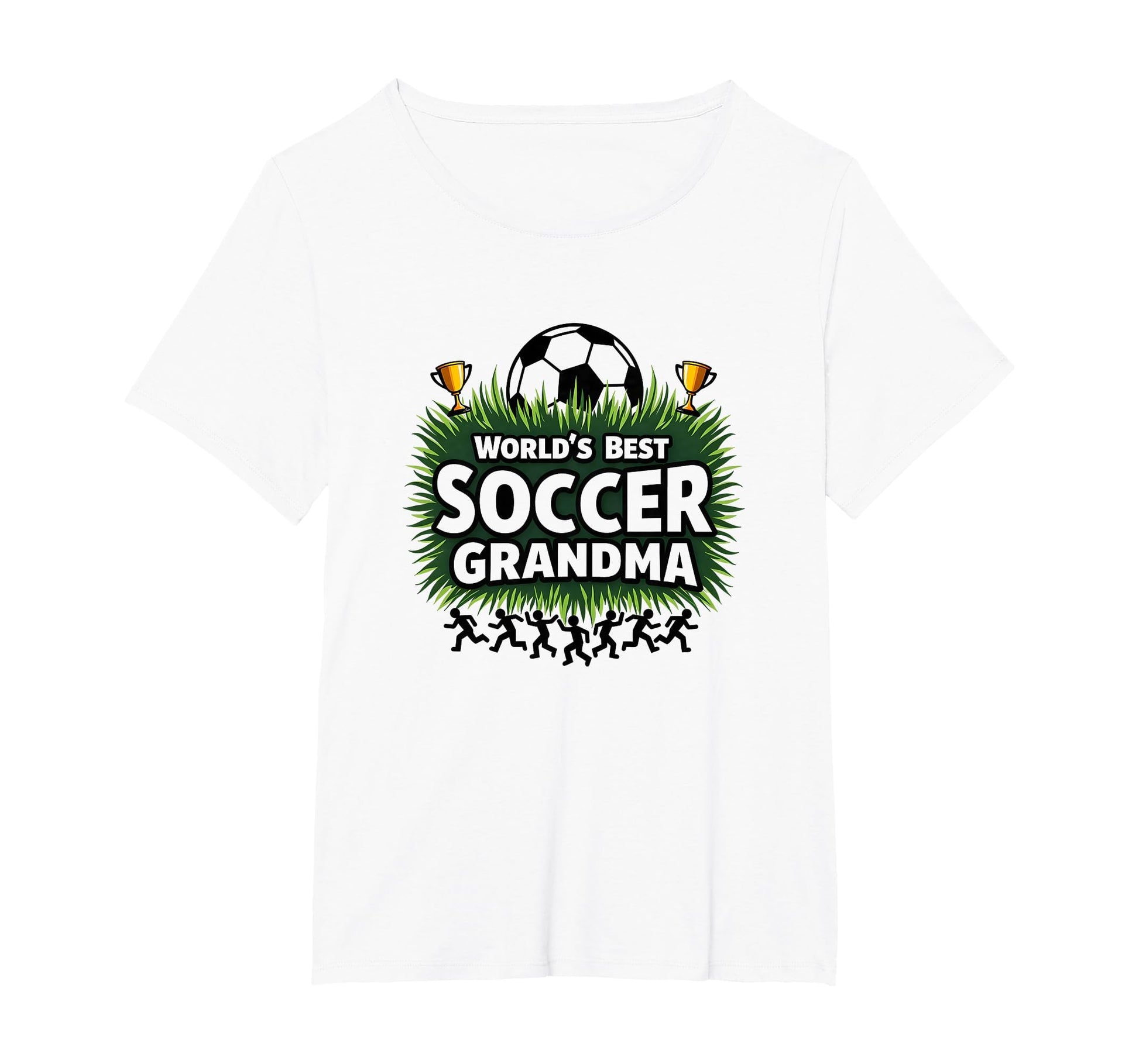 Worlds Best Soccer Grandma Champion T-Shirt - Custom Art Print Men Women - T-Shirt, Sweatshirt, Hoodie
