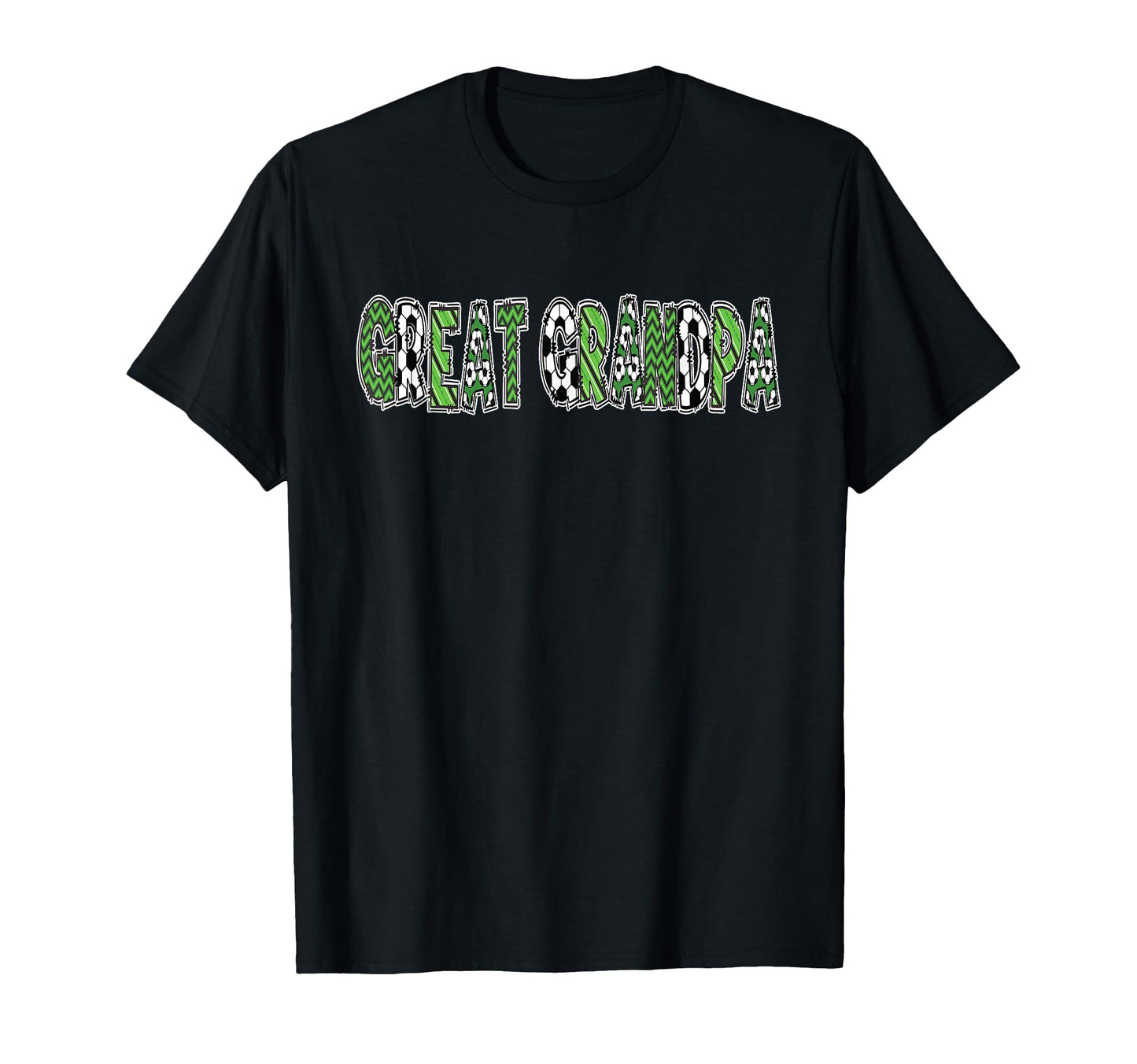 Soccer Great Grandpa Birthday Party T-Shirt - Custom Art Print for Adults - T-Shirt, Sweatshirt, Hoodie