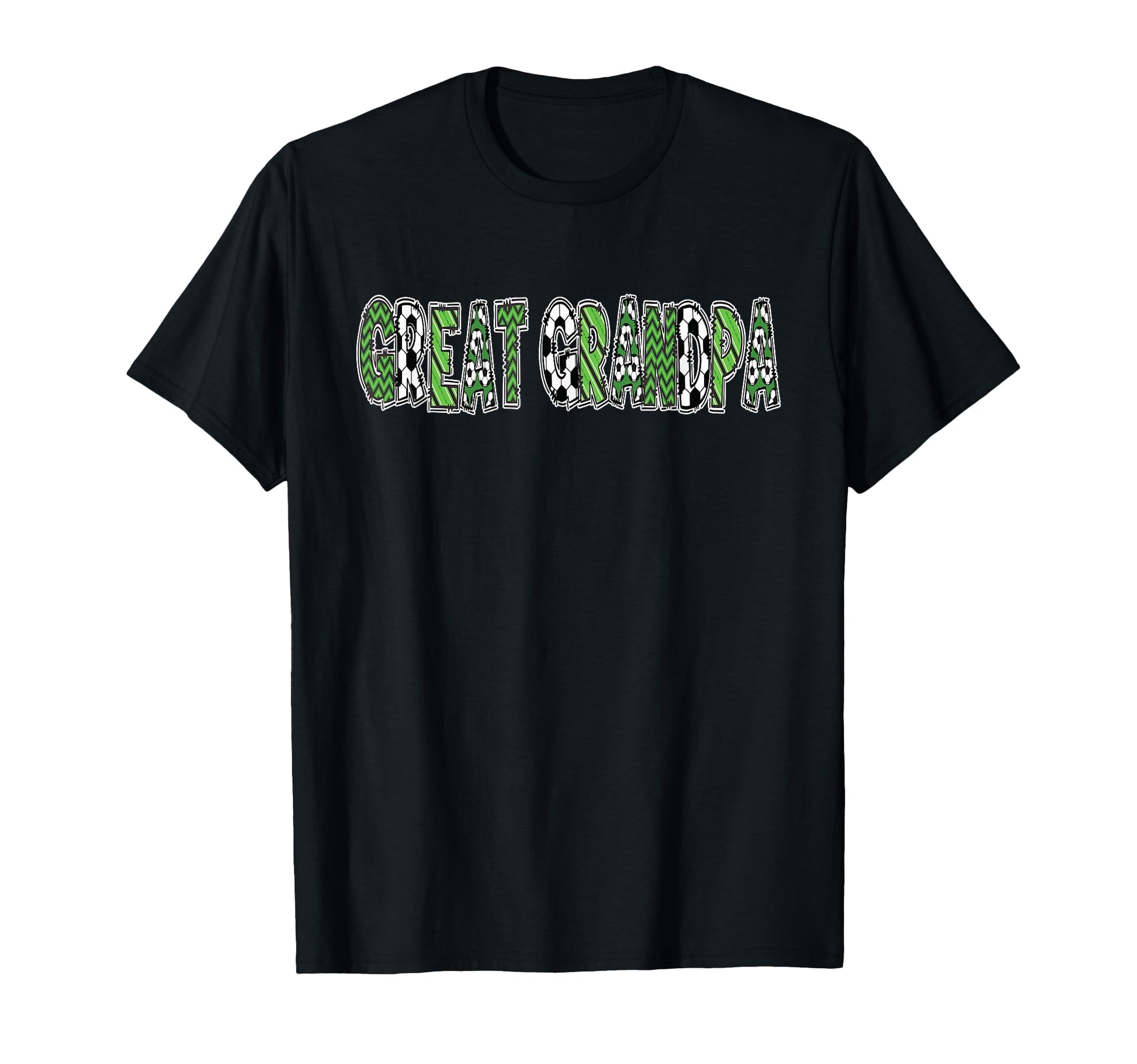 Soccer Great Grandpa Birthday Party T-Shirt - Custom Art Print for Adults - T-Shirt, Sweatshirt, Hoodie