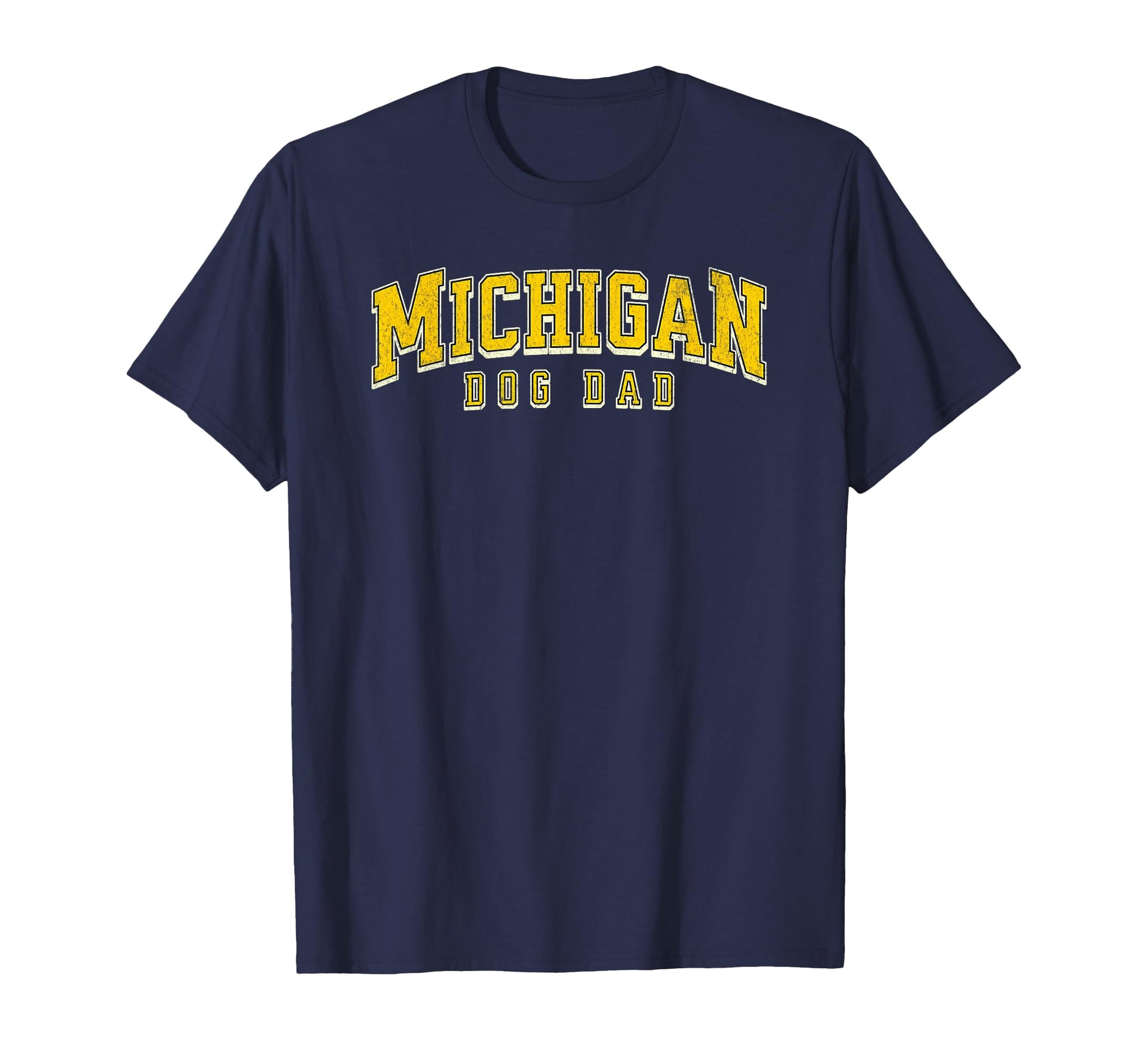 Mens Varsity Michigan Dog Dad K9 T-Shirt - Streetwear Style Unisex - T-Shirt, Sweatshirt, Hoodie