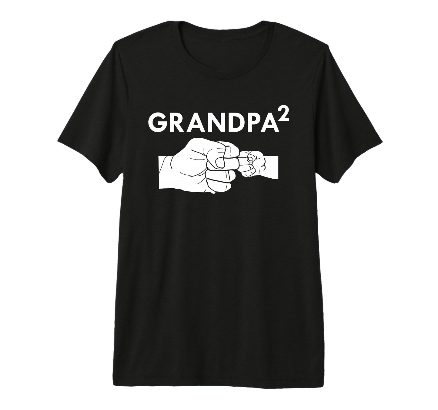 Mens Second Time Grandpa Again T-Shirt - Minimalist Print for Adults - T-Shirt, Sweatshirt, Hoodie