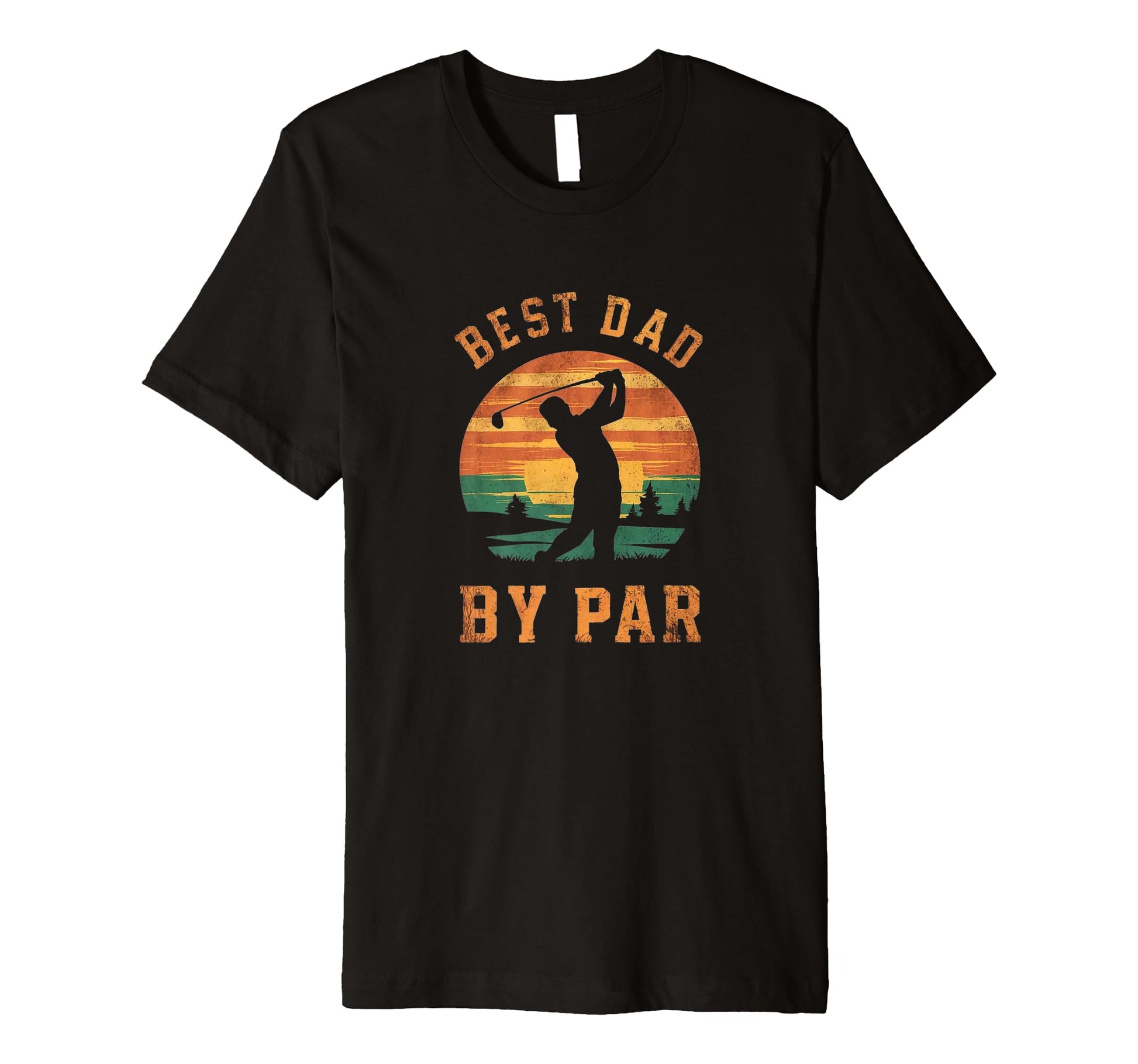 Best Dad Par Golfing Funny Grandpa Golf T-Shirt - Minimalist Print Unisex - T-Shirt, Sweatshirt, Hoodie