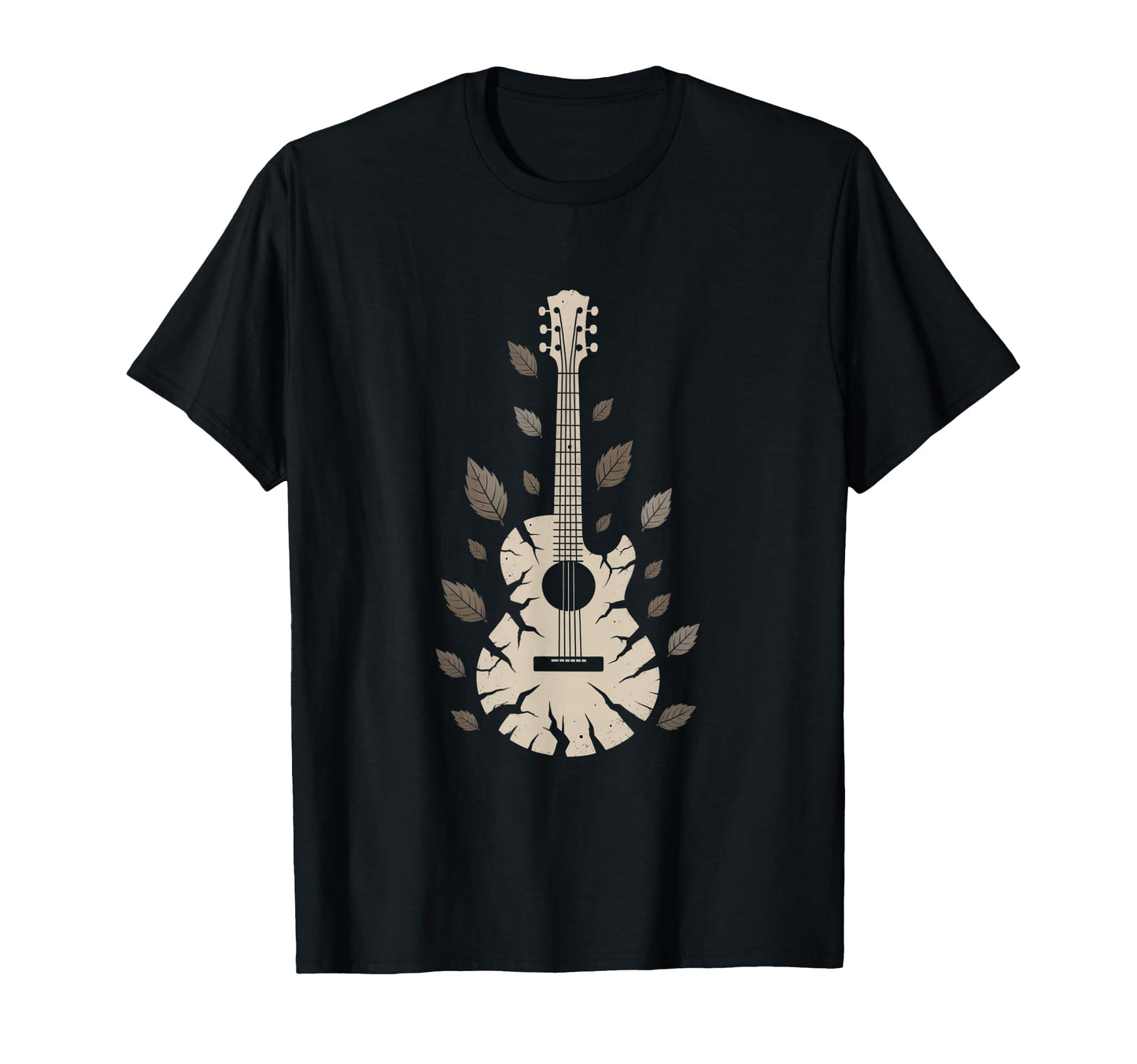 Guitar Abstract Art Rock And Roll T-Shirt - Graphic Print for Adults - T-Shirt, Sweatshirt, Hoodie