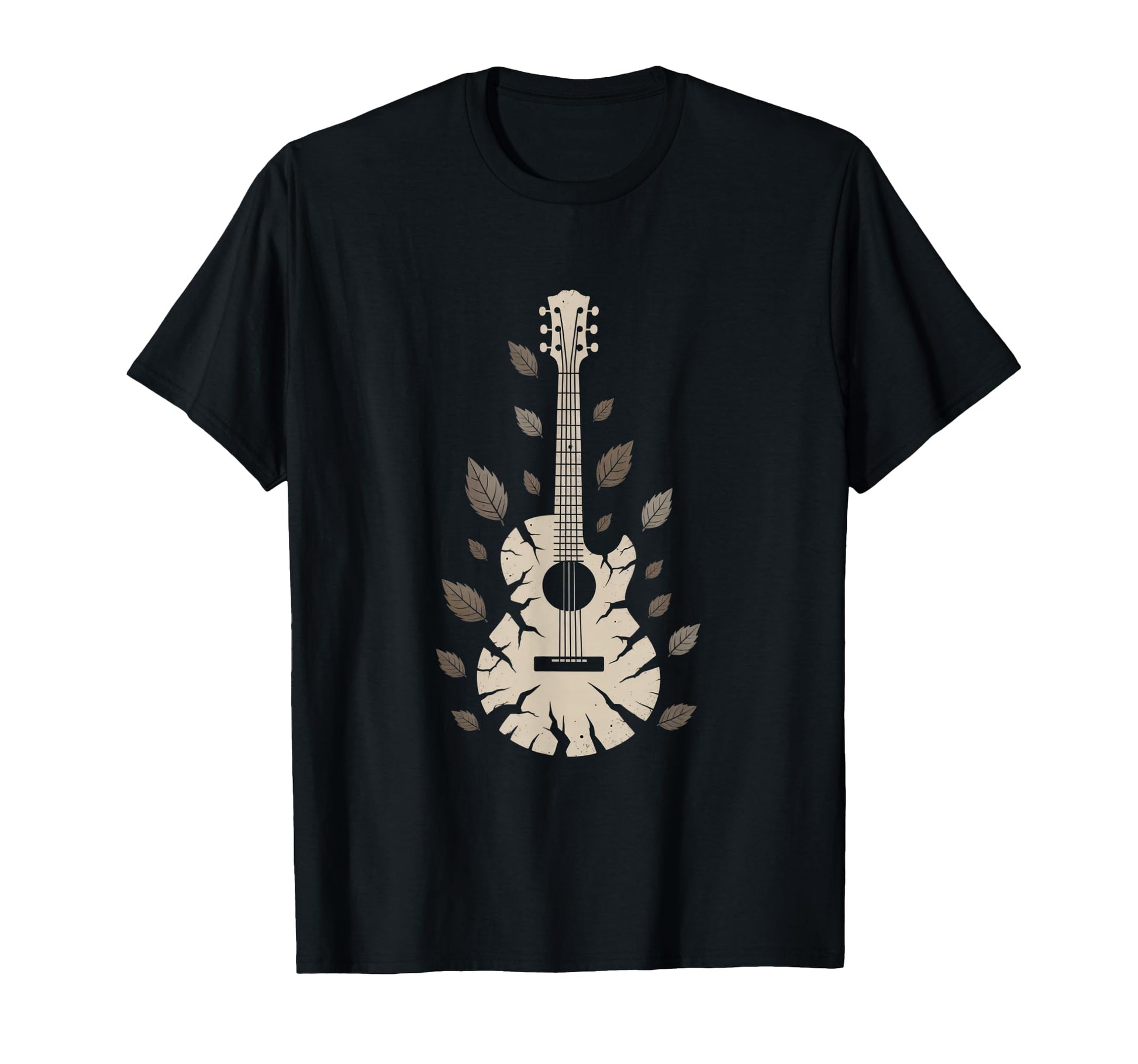 Guitar Abstract Art Rock And Roll T-Shirt - Graphic Print for Adults - T-Shirt, Sweatshirt, Hoodie