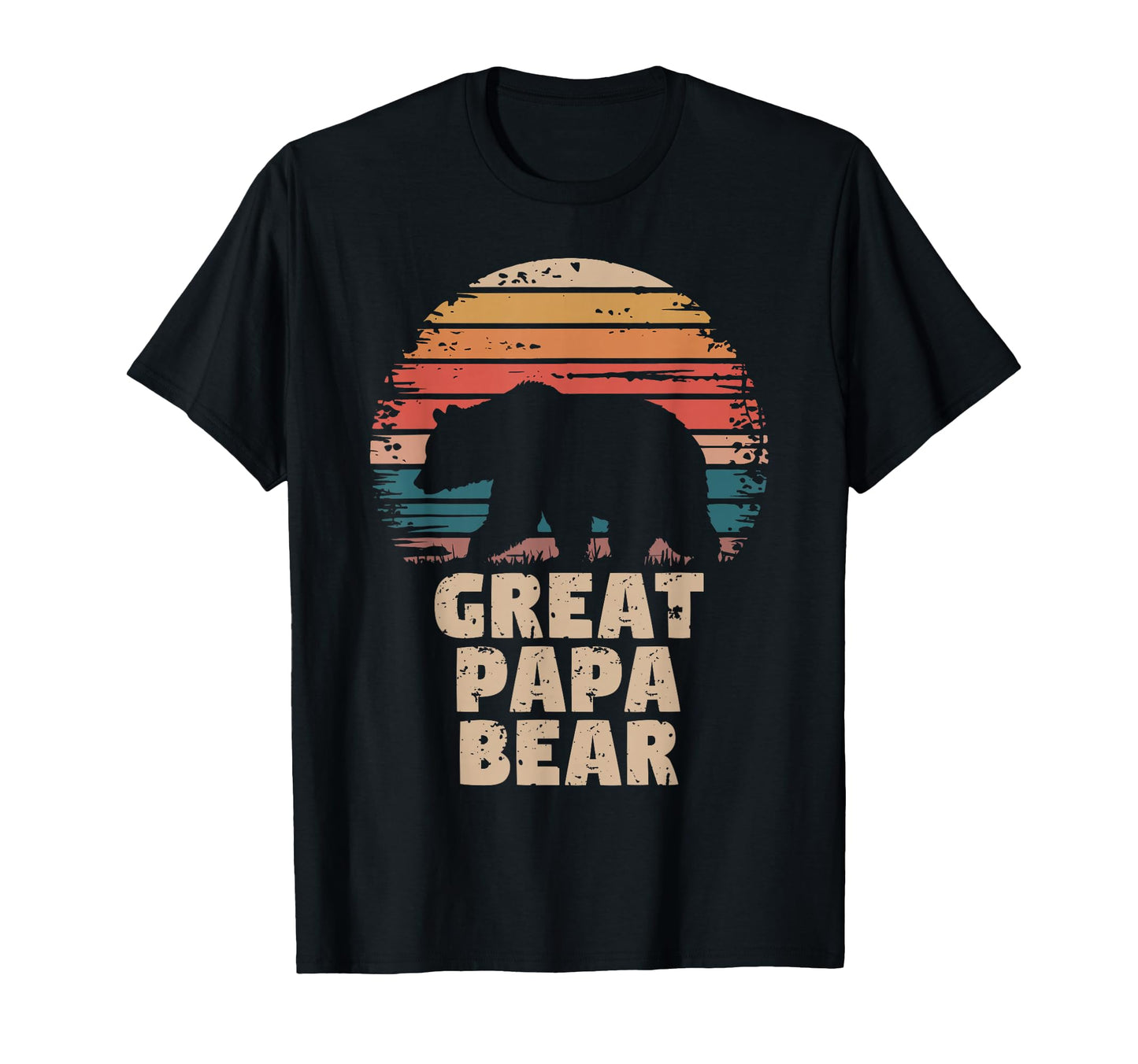 Great Papa Bear Funny Fathers Day T-Shirt - Minimalist Print Unisex - T-Shirt, Sweatshirt, Hoodie