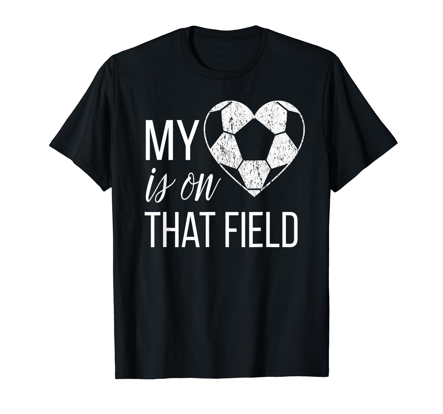 Soccer Mom My Heart Is That Soccer T-Shirt - Custom Art Print for Adults - T-Shirt, Sweatshirt, Hoodie