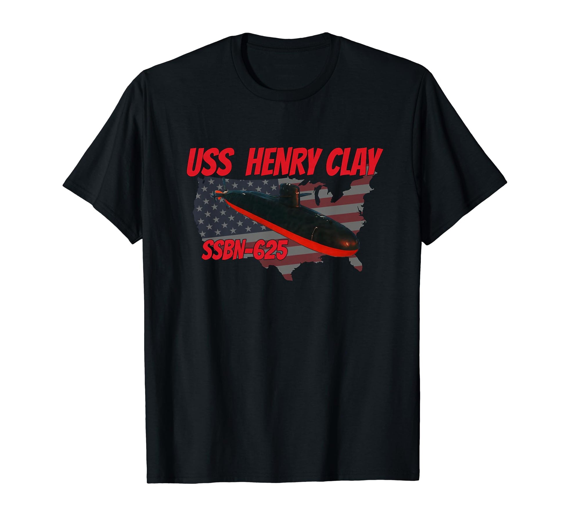 Uss Clay Ssbn 625 Submarine Veterans T-Shirt - Custom Art Print Men Women - T-Shirt, Sweatshirt, Hoodie