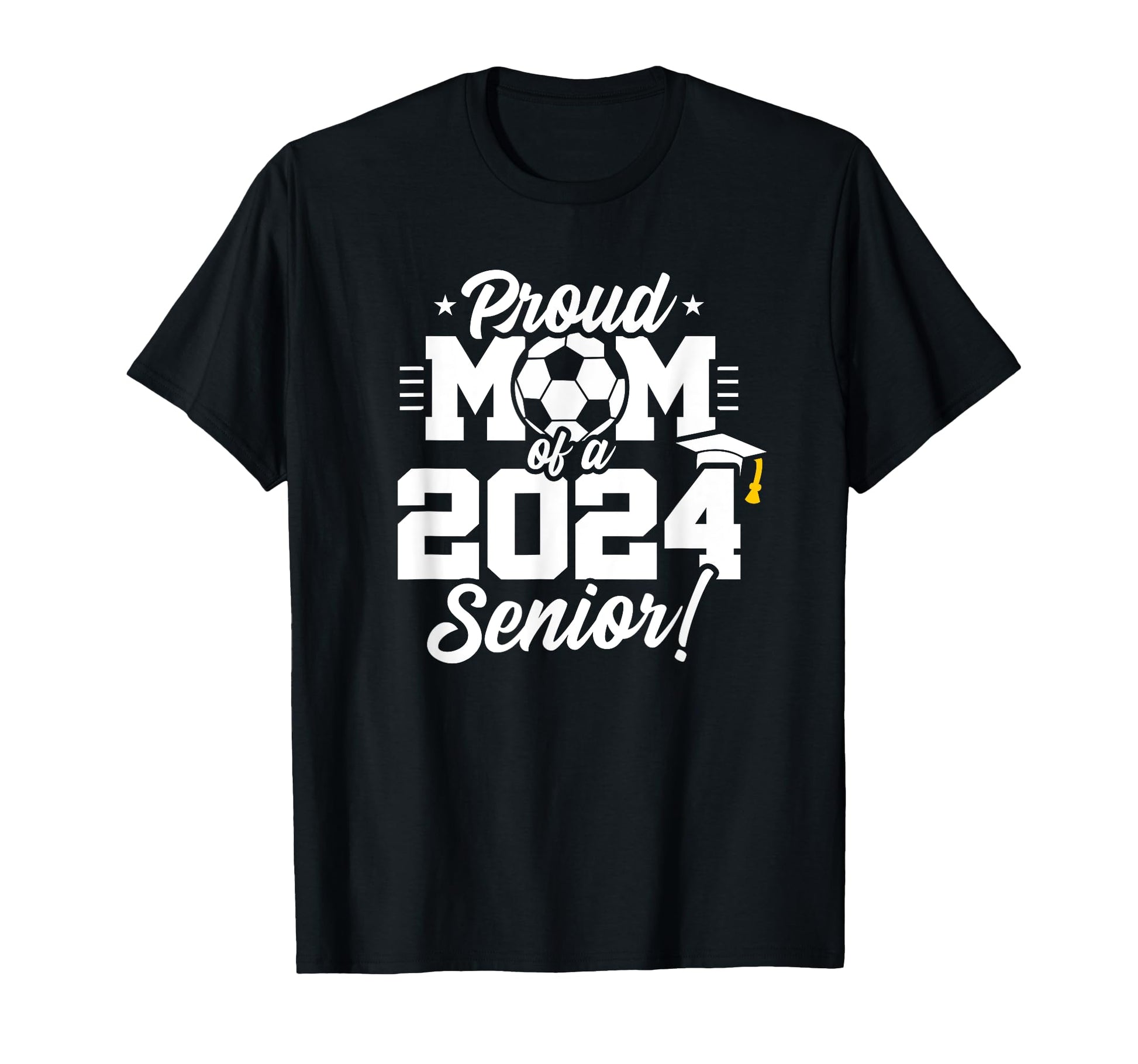Class 2024 Senior Year Soccer Mom Senior T-Shirt - Unique Graphic Unisex - T-Shirt, Sweatshirt, Hoodie