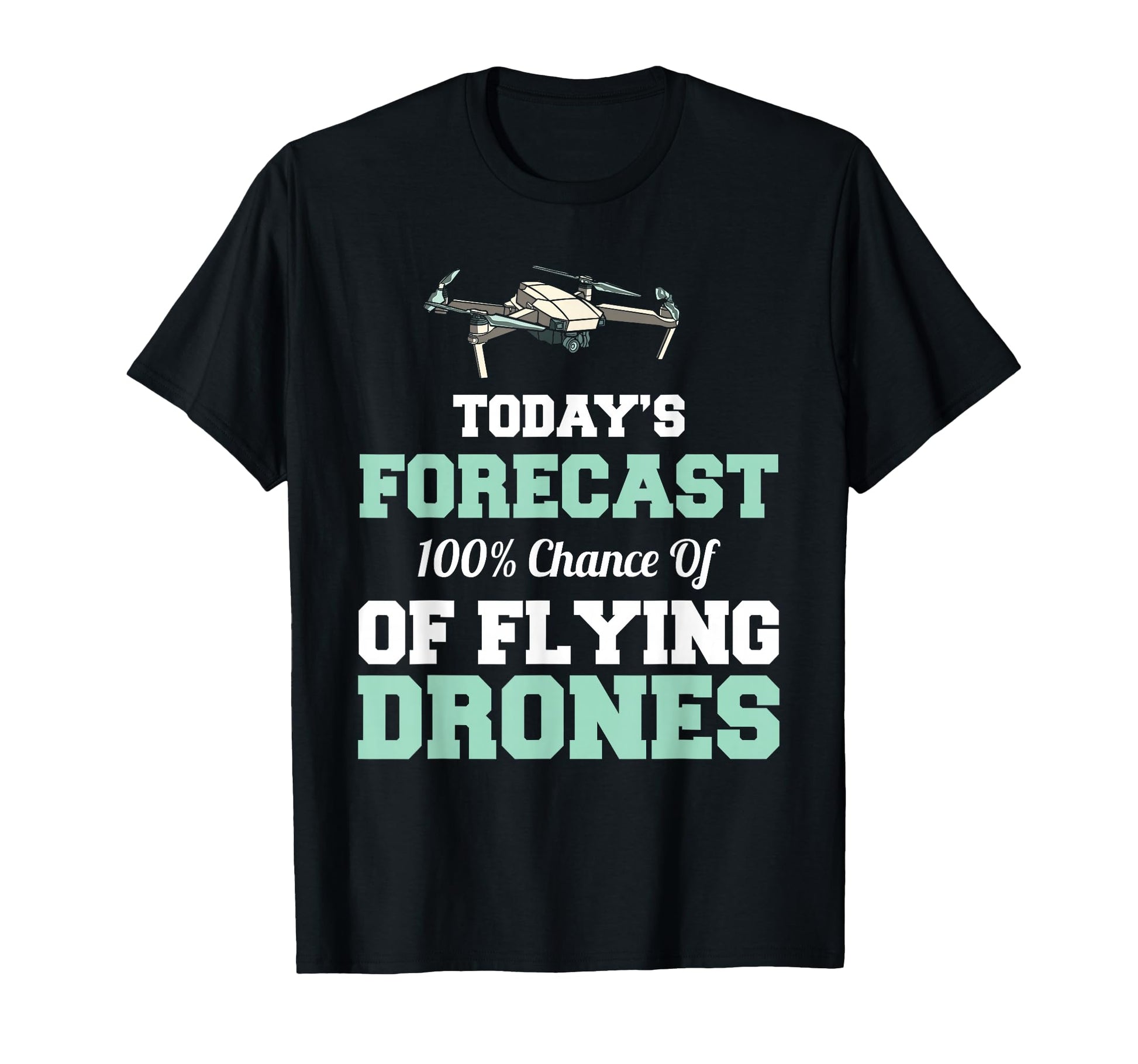Funny Drone Pilot Gifts Equipment T-Shirt - Minimalist Print Unisex - T-Shirt, Sweatshirt, Hoodie